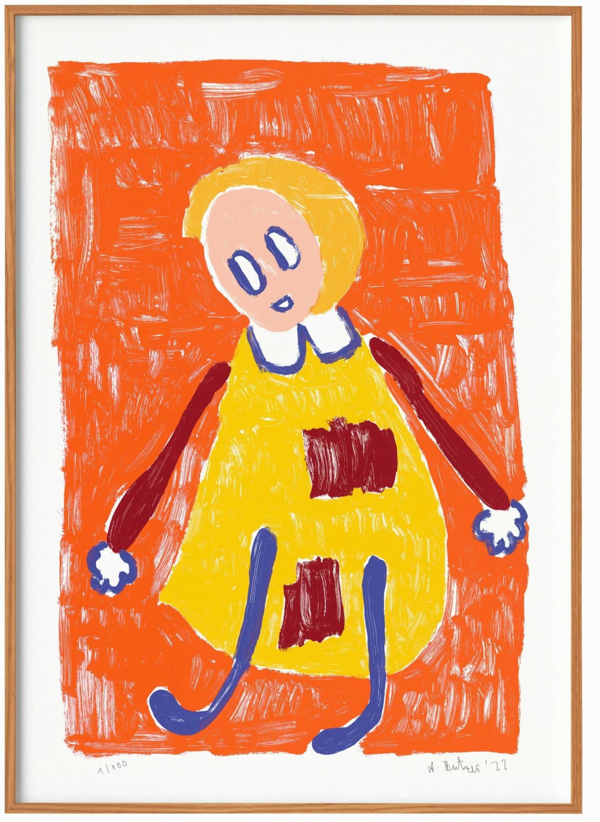 André Butzer, André Butzer. Set of 4 Screen Prints ‘Untitled I–IV’', 2022