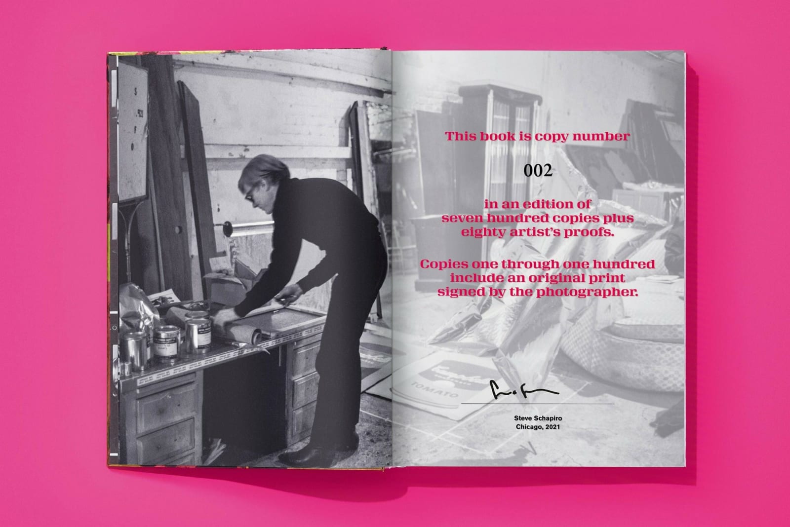 Steve Schapiro, Andy Warhol and Friends, 2022