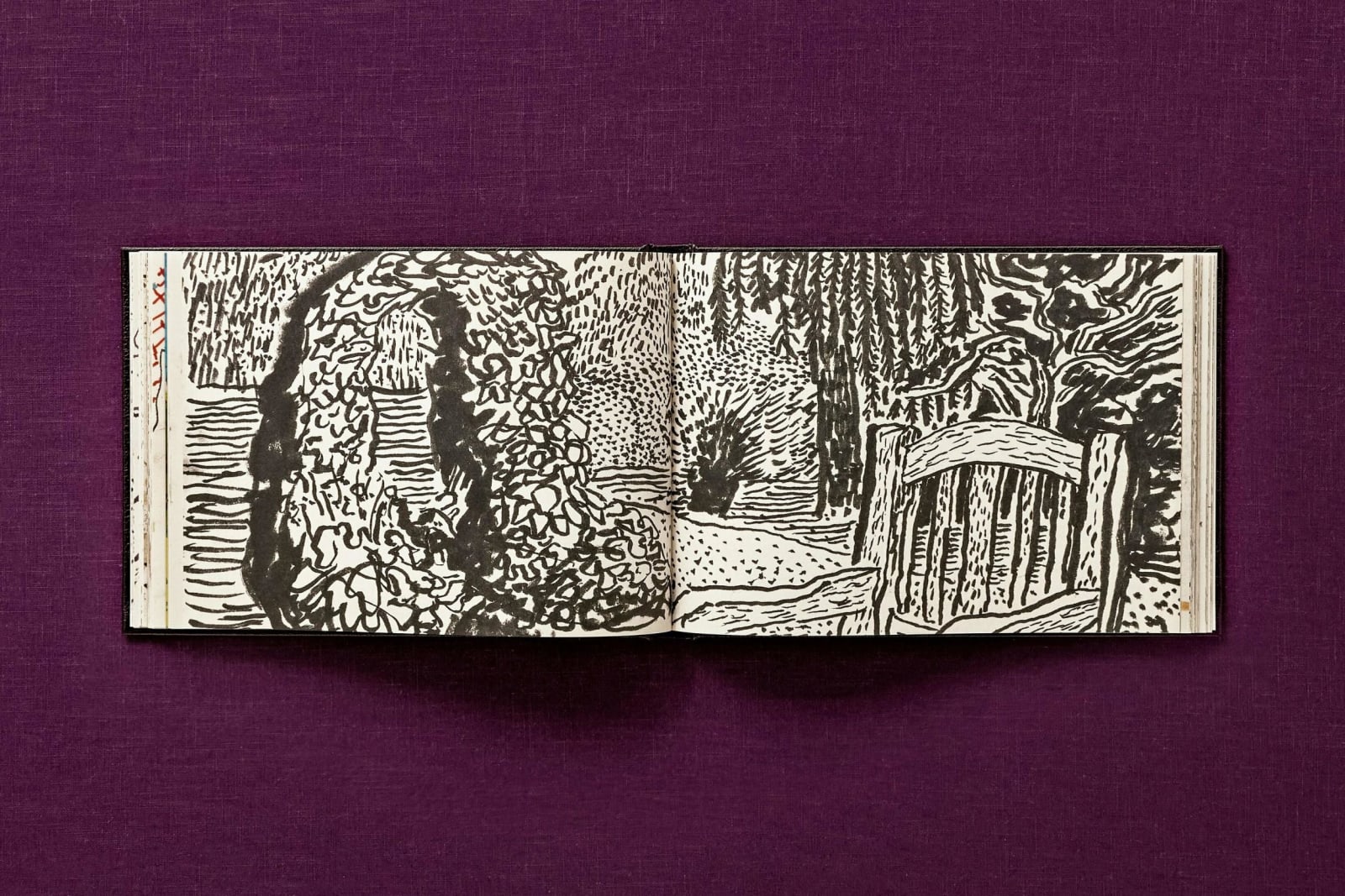 David Hockney, 220 for 2020. Art Edition No. 1–100 ‘Spilt Ink with Tests’, 2022