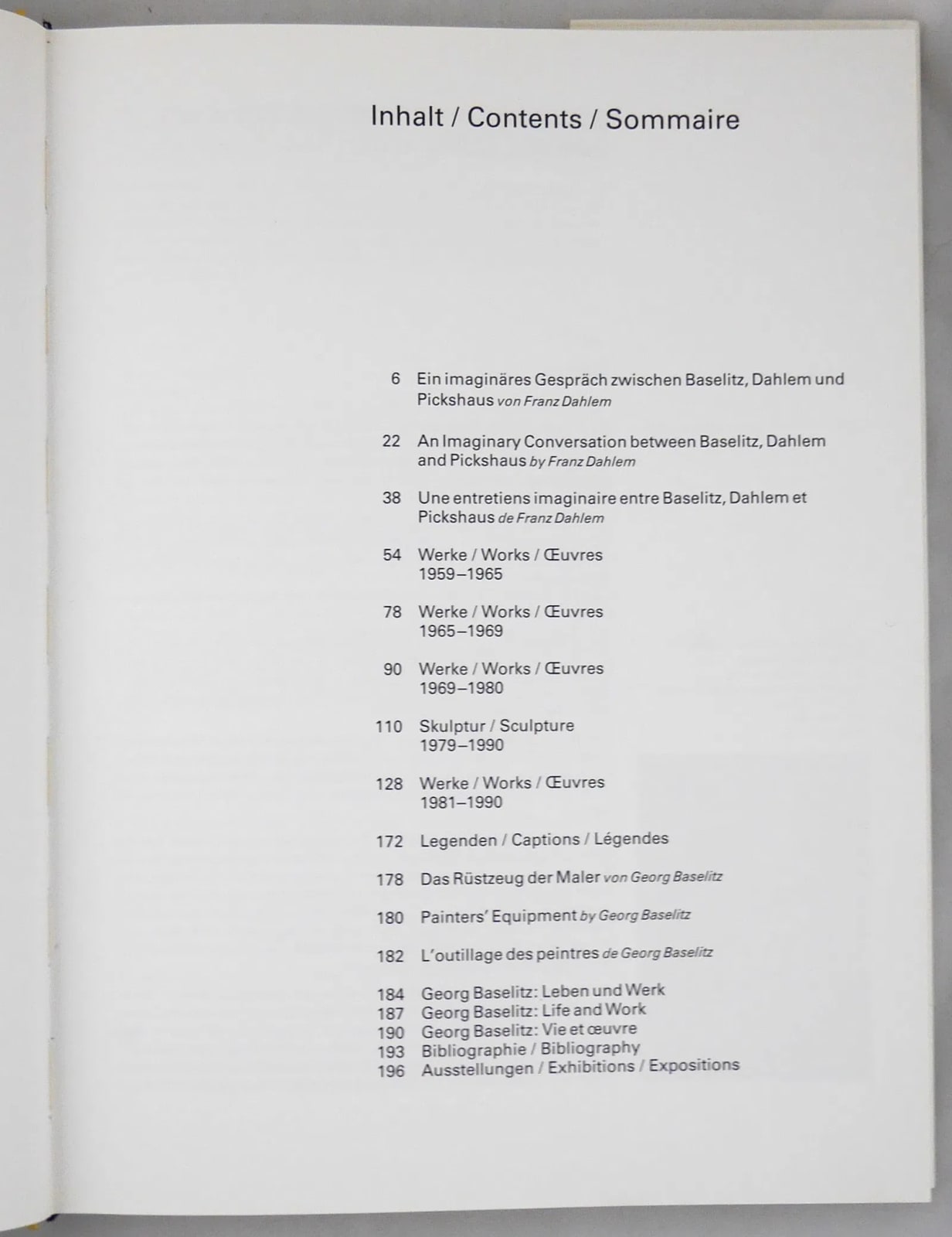 Georg Baselitz, Art Edition, 1991