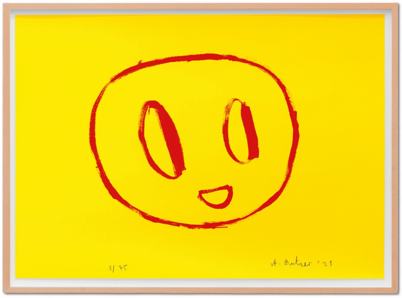 André Butzer, André Butzer. Set of 9 Screenprints ‘Untitled 1–9’', 2021