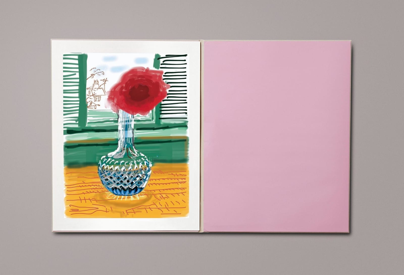 David Hockney, My Window. Art Edition (No. 251–500) ‘No. 281’. 23rd July 2010, 2020