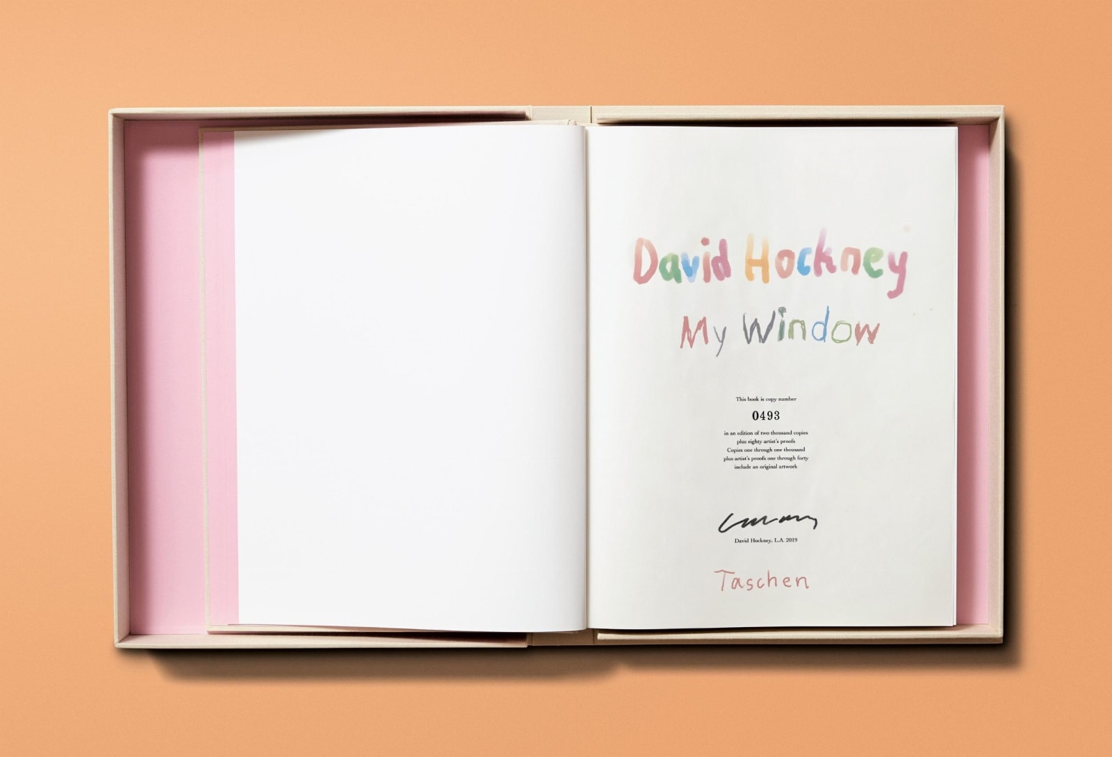 David Hockney, My Window. Art Edition (No. 251–500) ‘No. 281’. 23rd July 2010, 2020