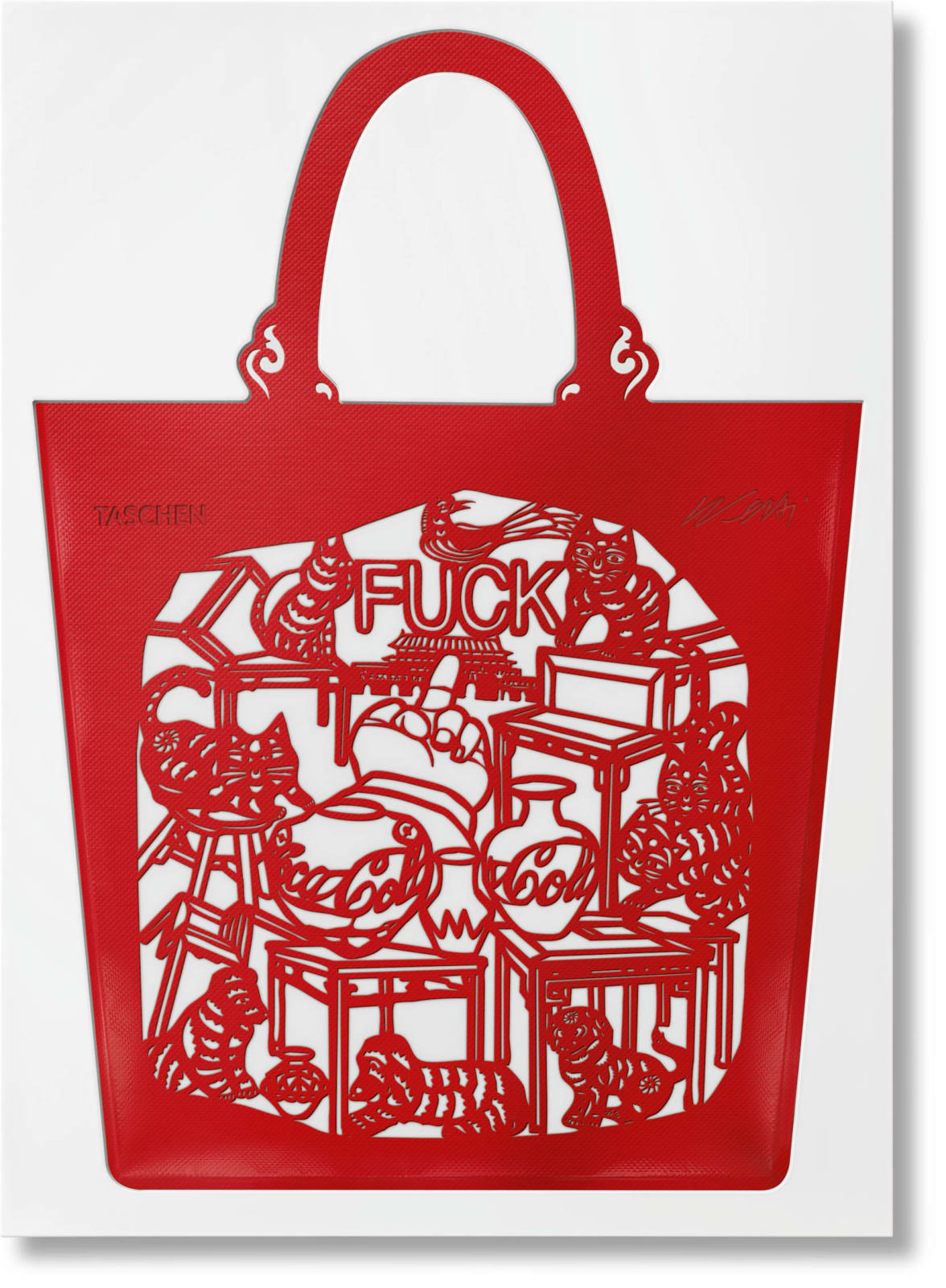 Ai Weiwei, The China Bag ‘Cats and Dogs’, 2020