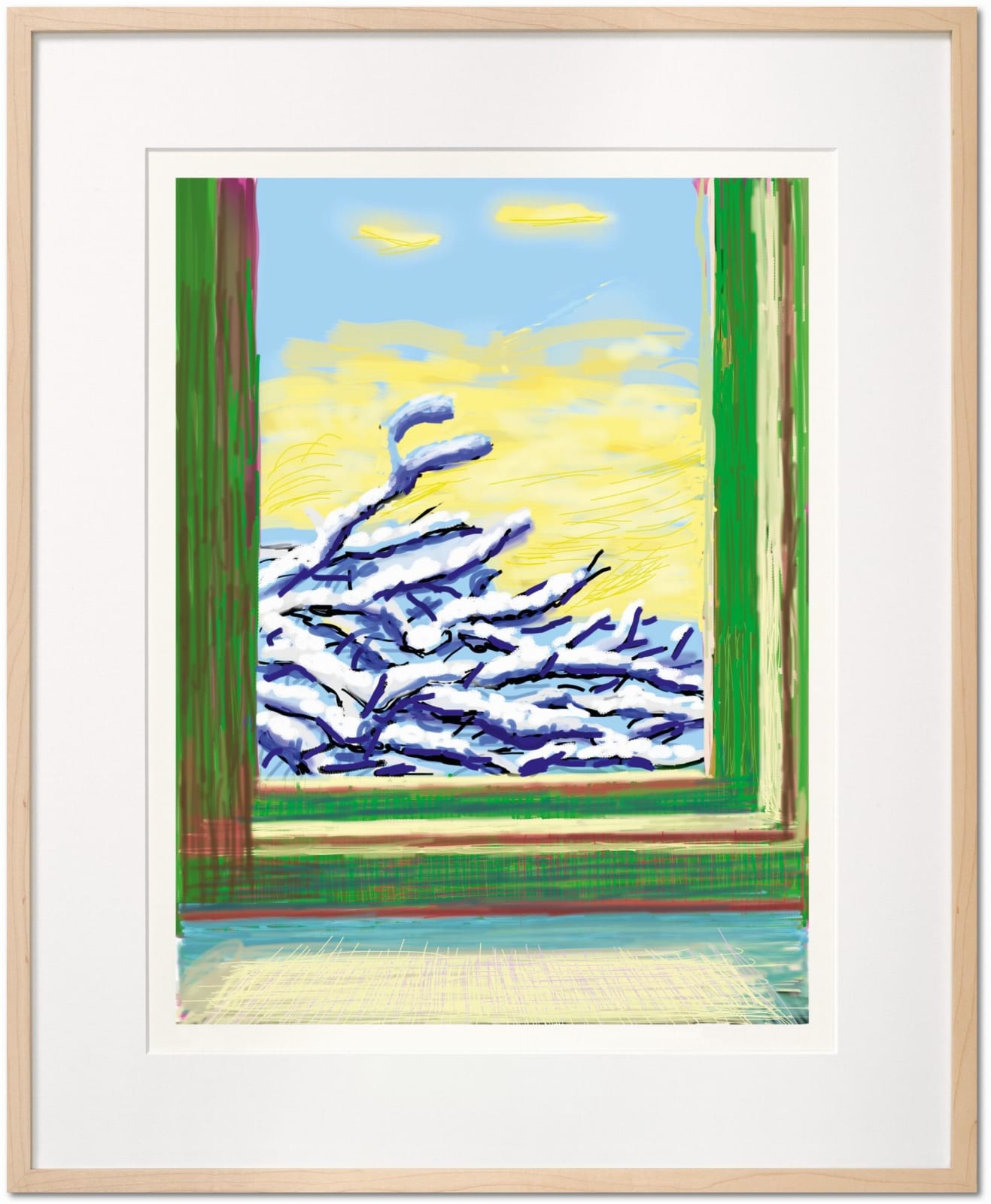 David Hockney, My Window. Art Edition (No. 501–750) ‘No. 610’. 23rd December 2010, 2020