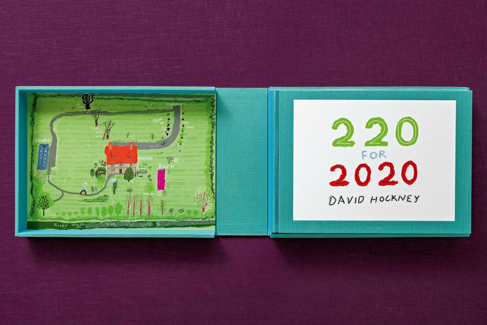 David Hockney, 220 for 2020. Art Edition No. 1–100 ‘Spilt Ink with Tests’, 2022