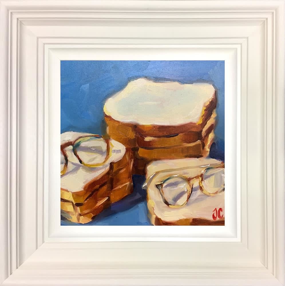 Joss Clapson, Sandwiches And Glasses, 2023