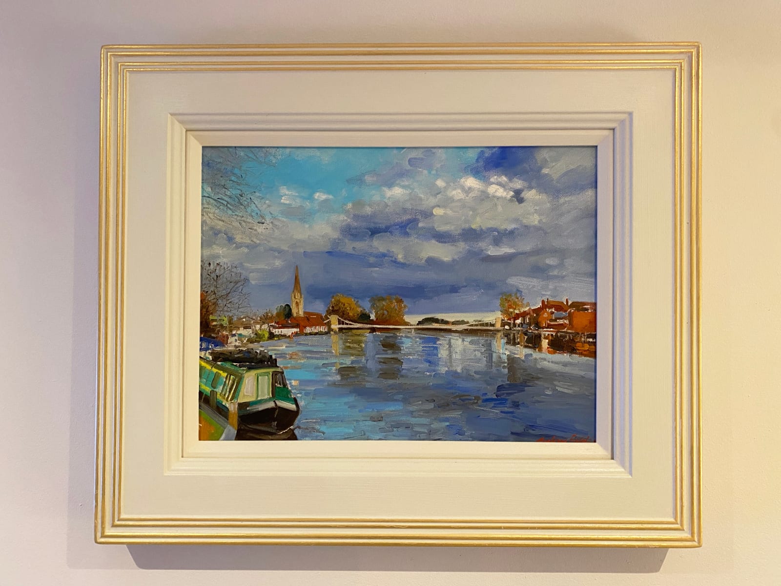Andrew Field, Violet Sky Over Marlow, 2024