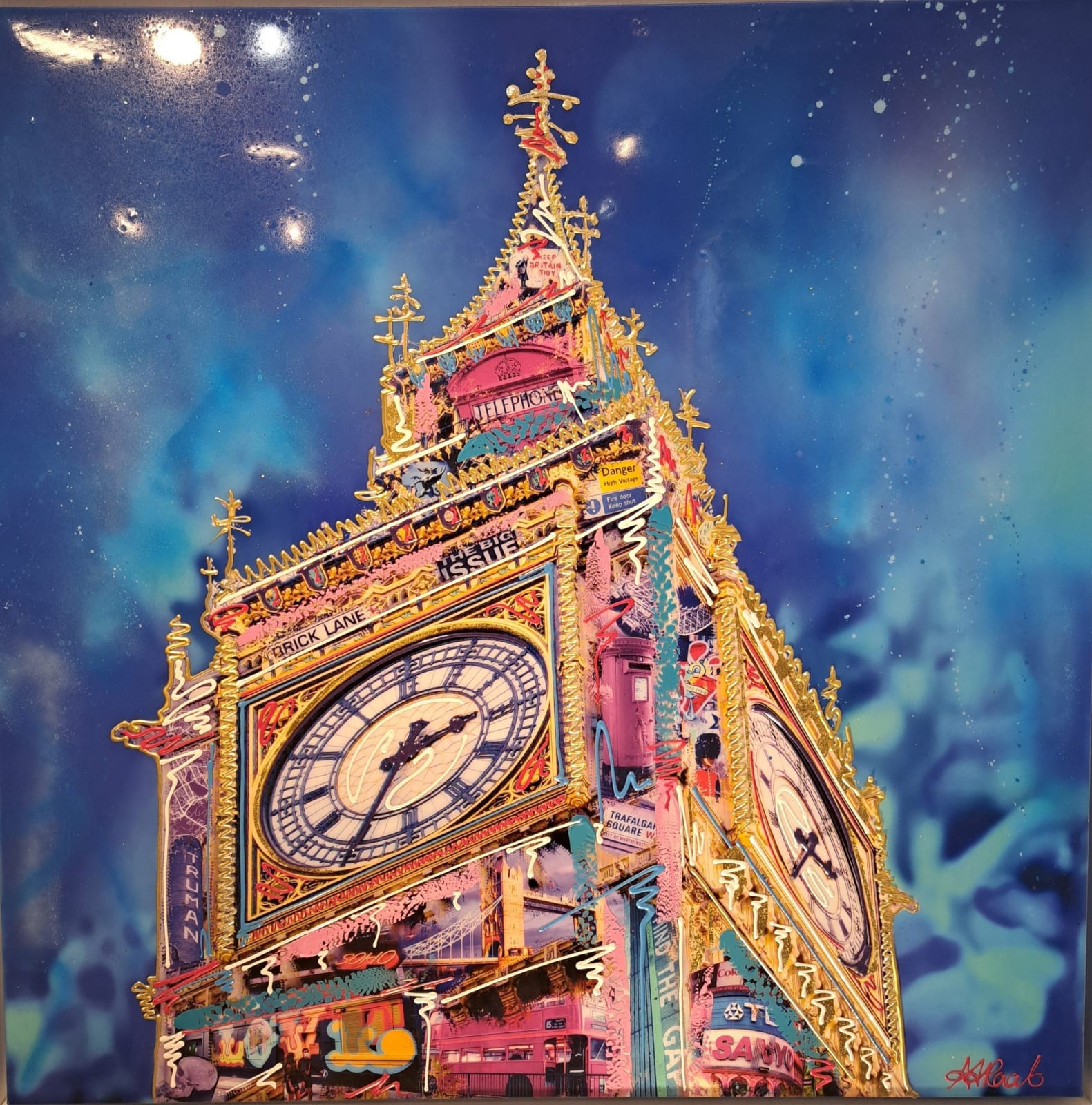 Amber Jane Raab, Big Ben Blue Clouds