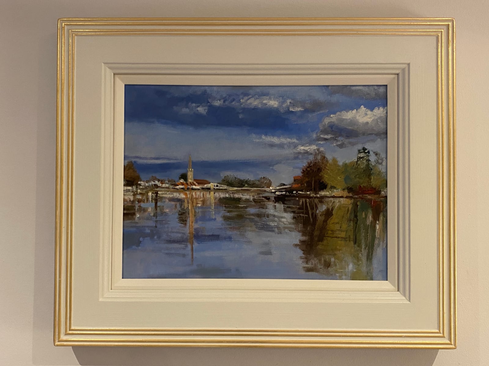 Andrew Field, Winter Walk Along The River Thames At Marlow, 2024