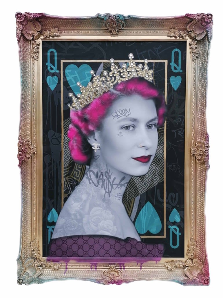 GHOST, Queen of Hearts, 2021 | Original Artwork | Nova Fine Art