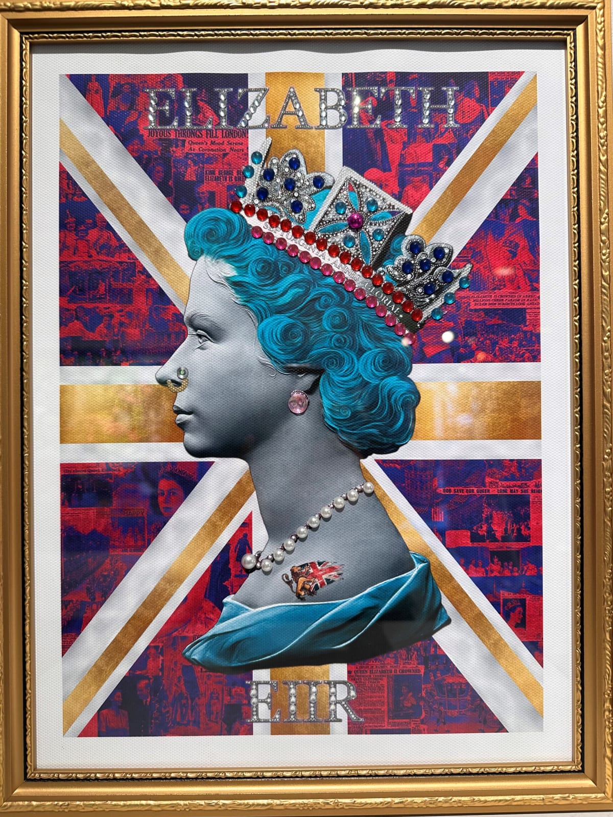 Mark Illuminati, Mini Queen Teal , 2024