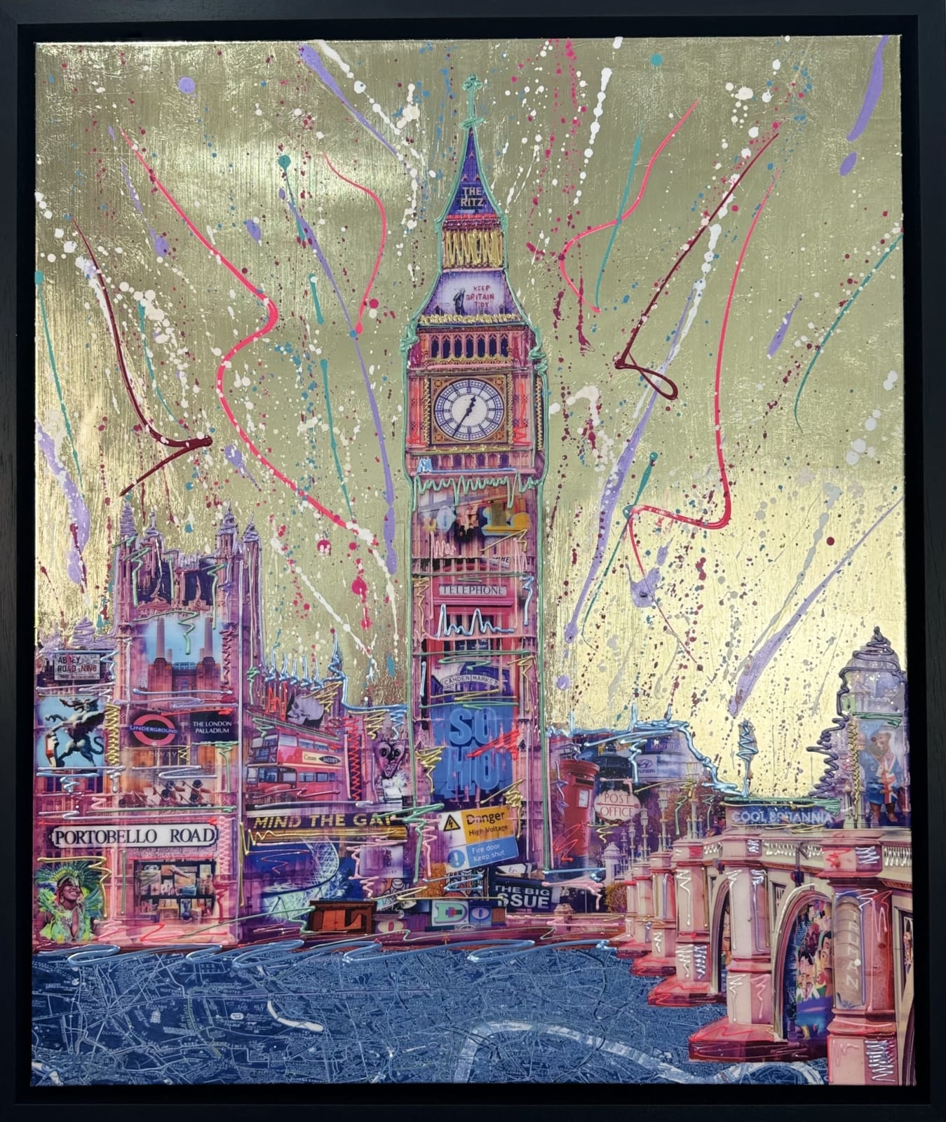 london_tower_gold_confetti_graphic_collage