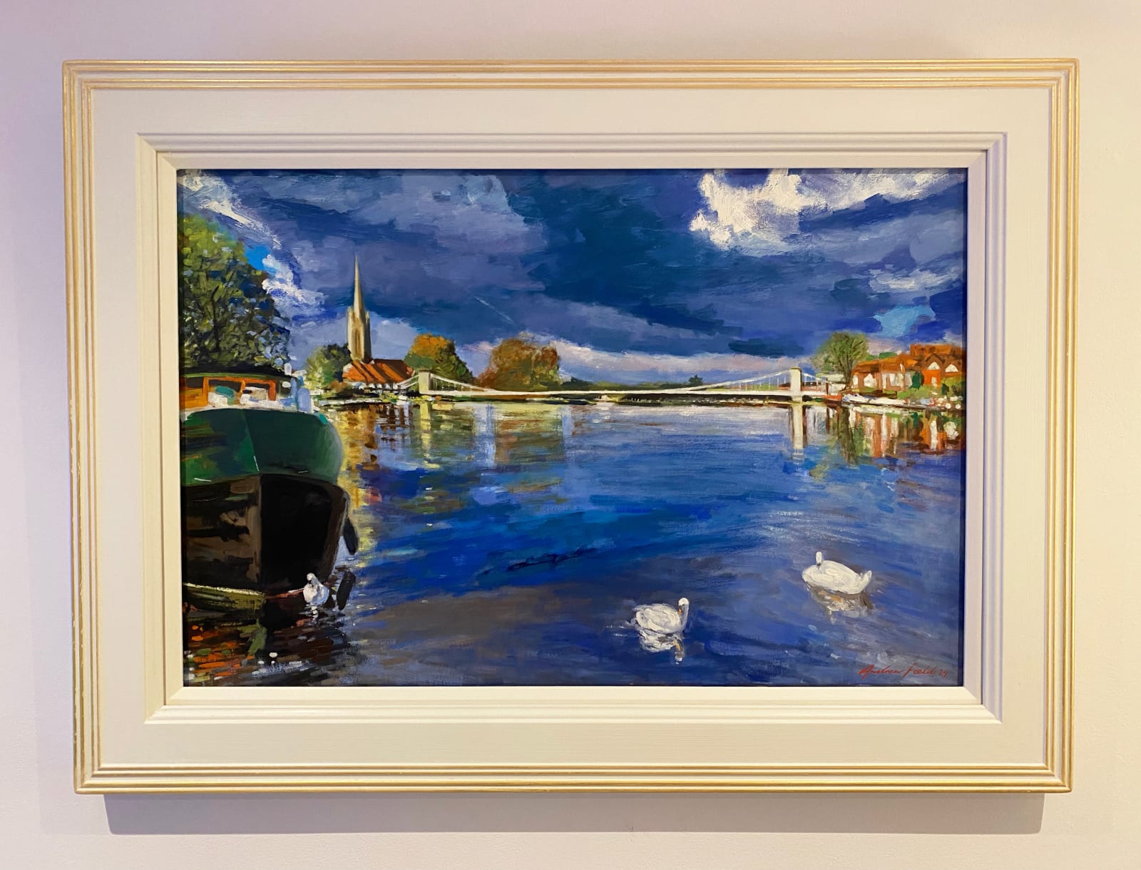 Andrew Field, Storm Clouds Over Marlow, 2024