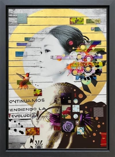 Japanese, oriental collage