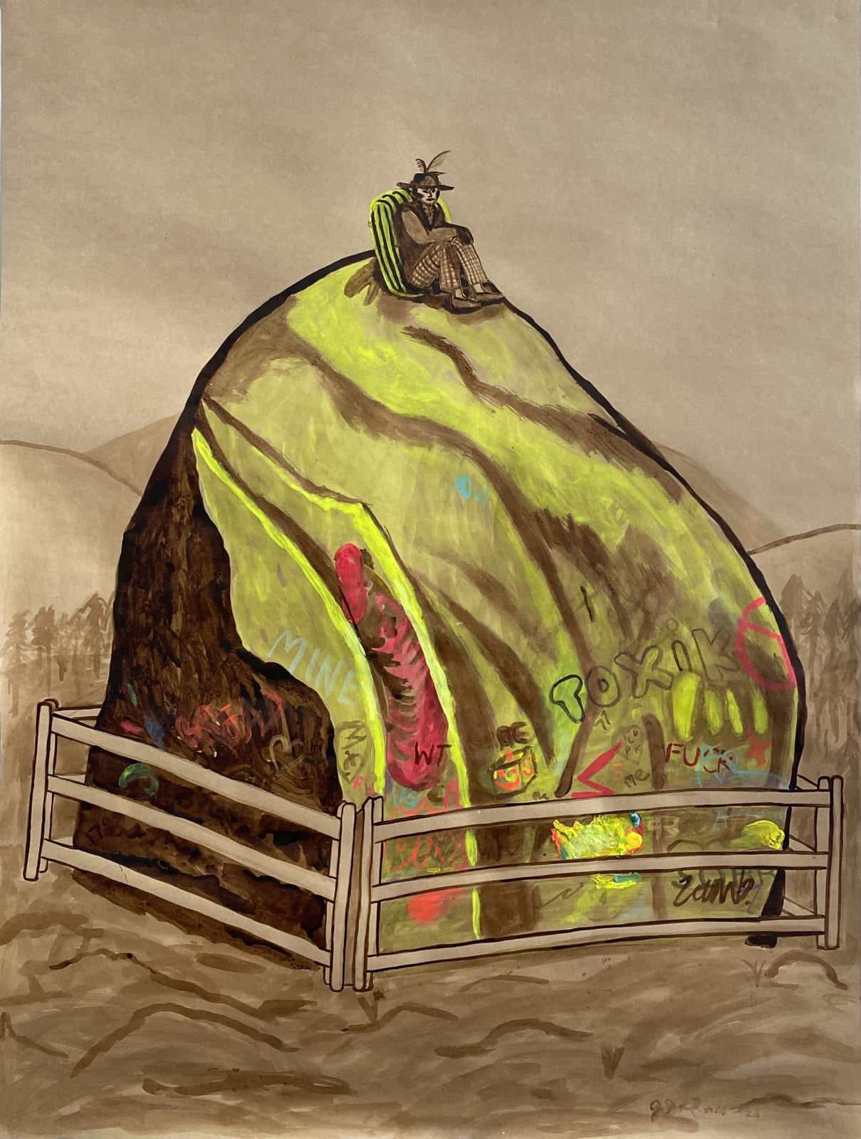 Joan Ross, My own piece of paradise, 2021