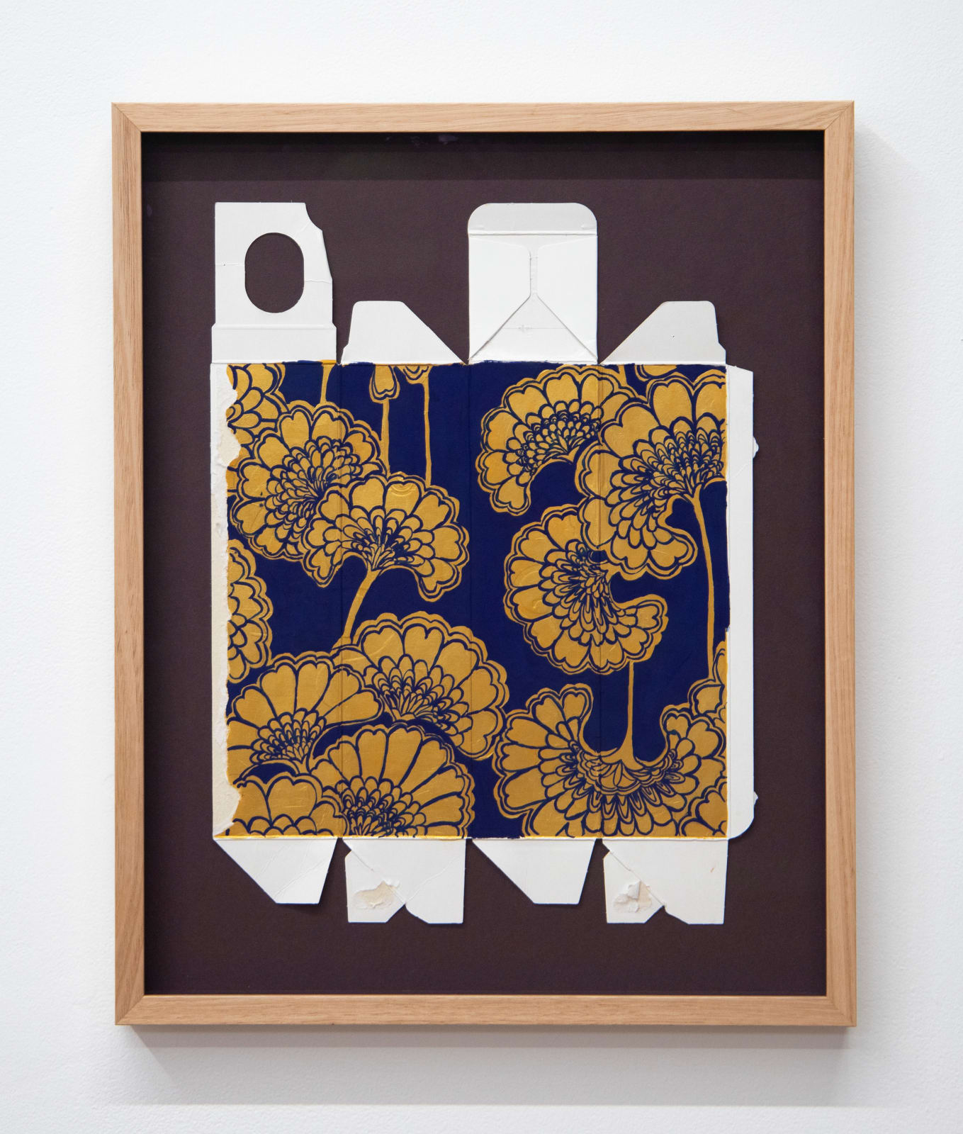 Claire Healy & Sean Cordeiro, Floral Florence: Gold on Blue, 2022