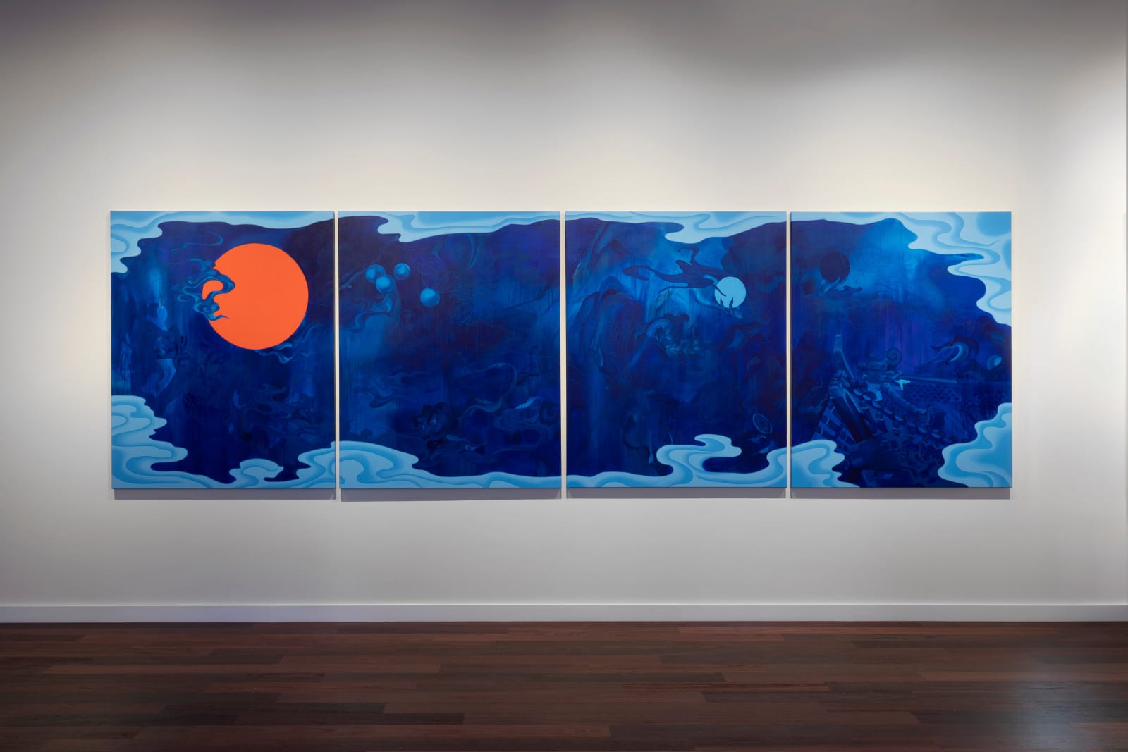 Louise Zhang, In search of the place between the clouds and mountains, 2023