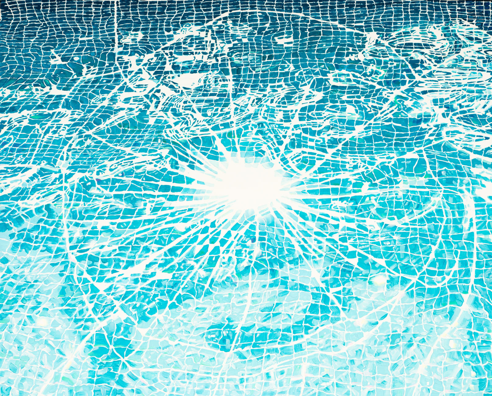 Holly Anderson, Pool (crackle), 2024