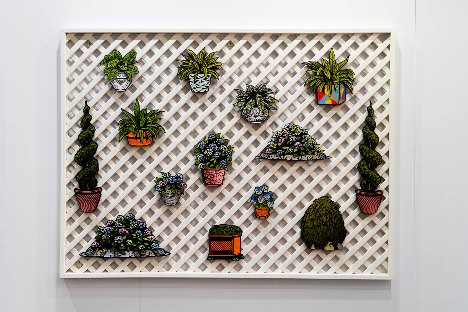 Christopher Zanko, Installation view from 'Wandering Where', 2021