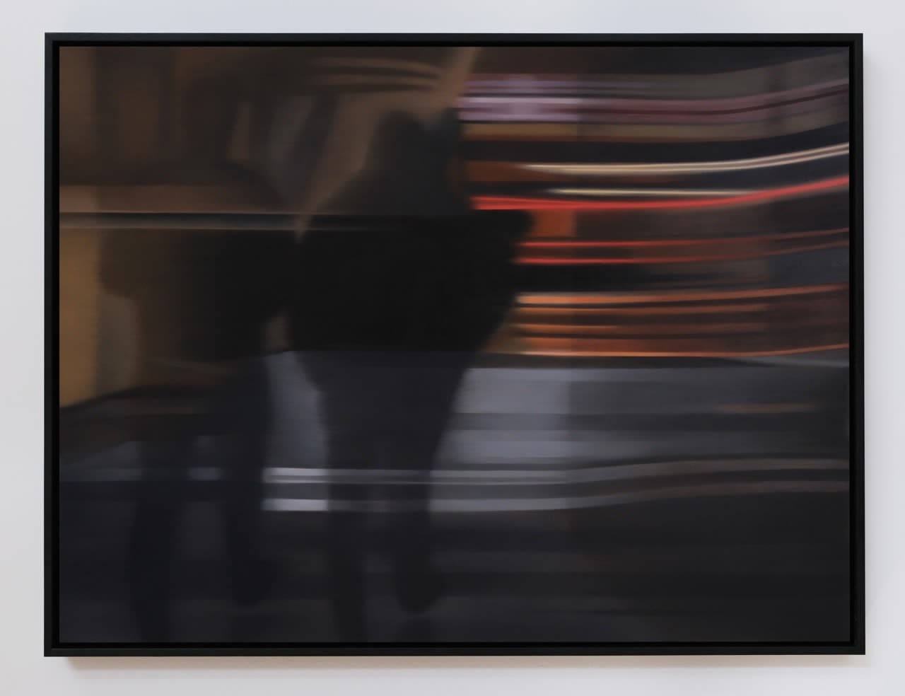 Joshua Charadia, After dark, I lingered, a silhouette, 2025