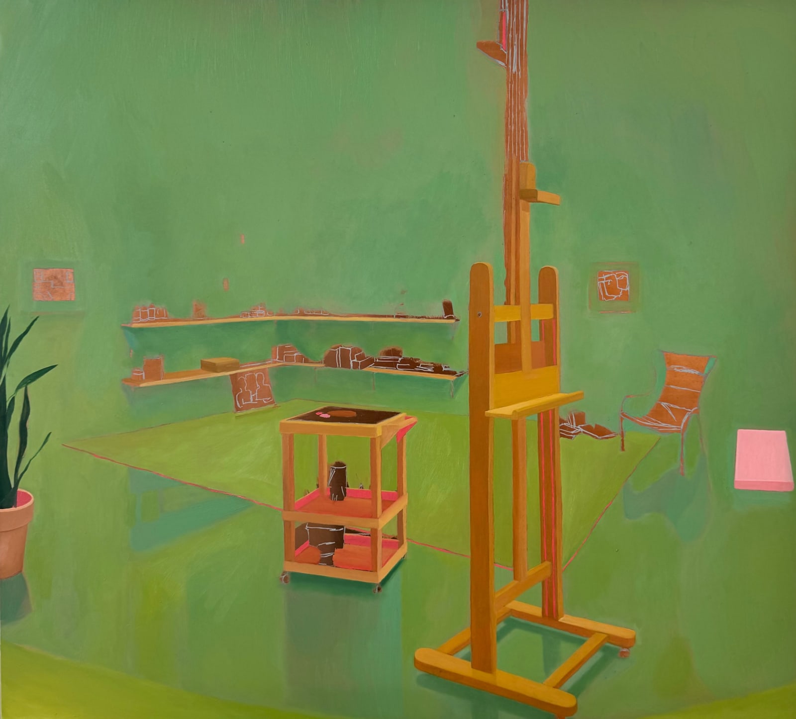 Natasha Walsh, Hysteria in the studio, 2024