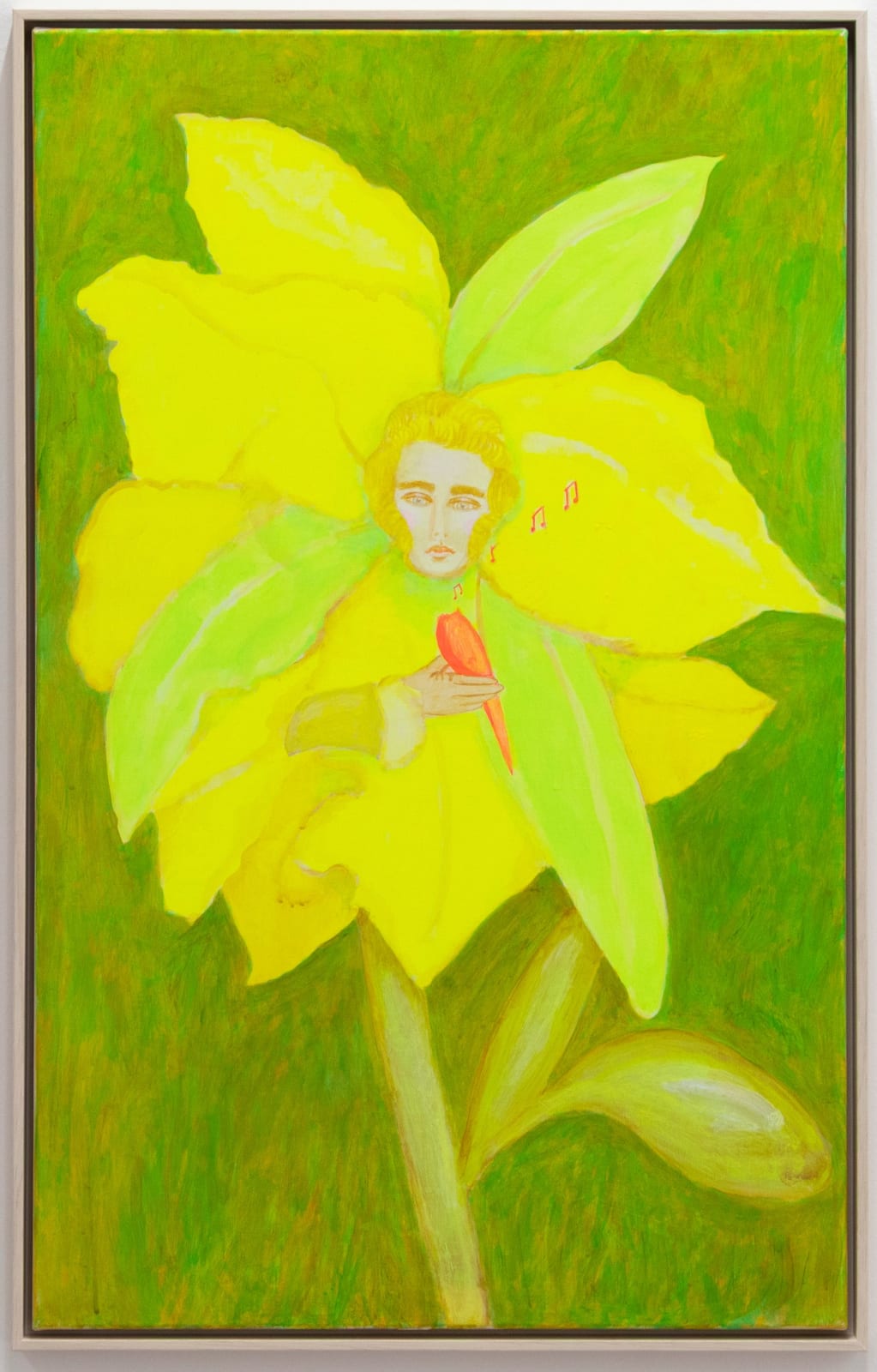 Joan Ross, The headless bird sings a sad song, 2025