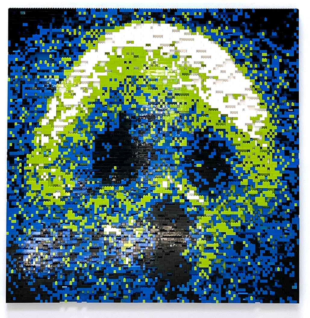 Claire Healy & Sean Cordeiro, Green Skull, 2024