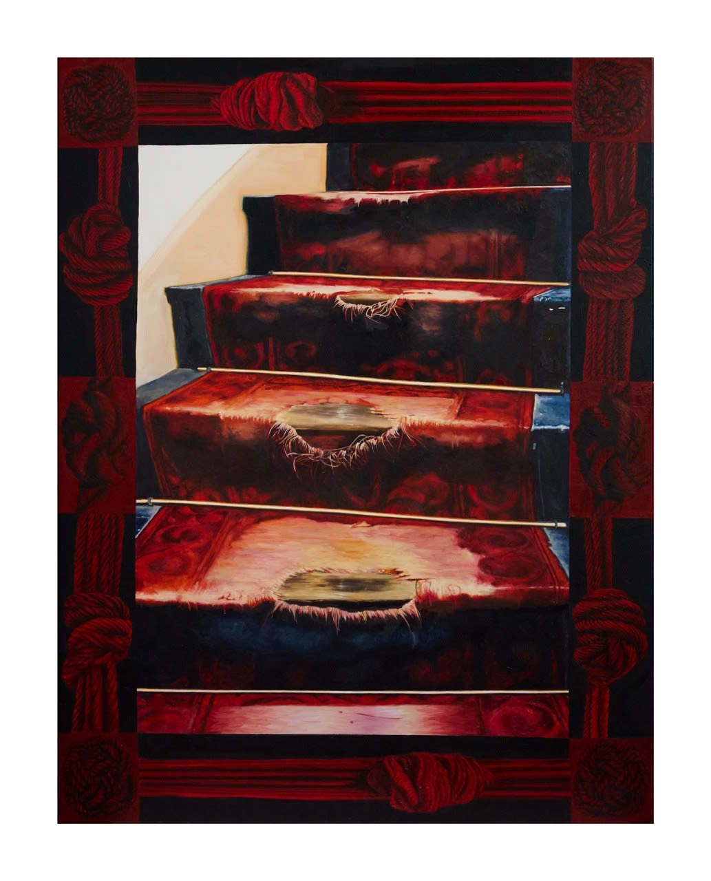 Savannah Jarvis, Knotted, overworked and worn, 2025