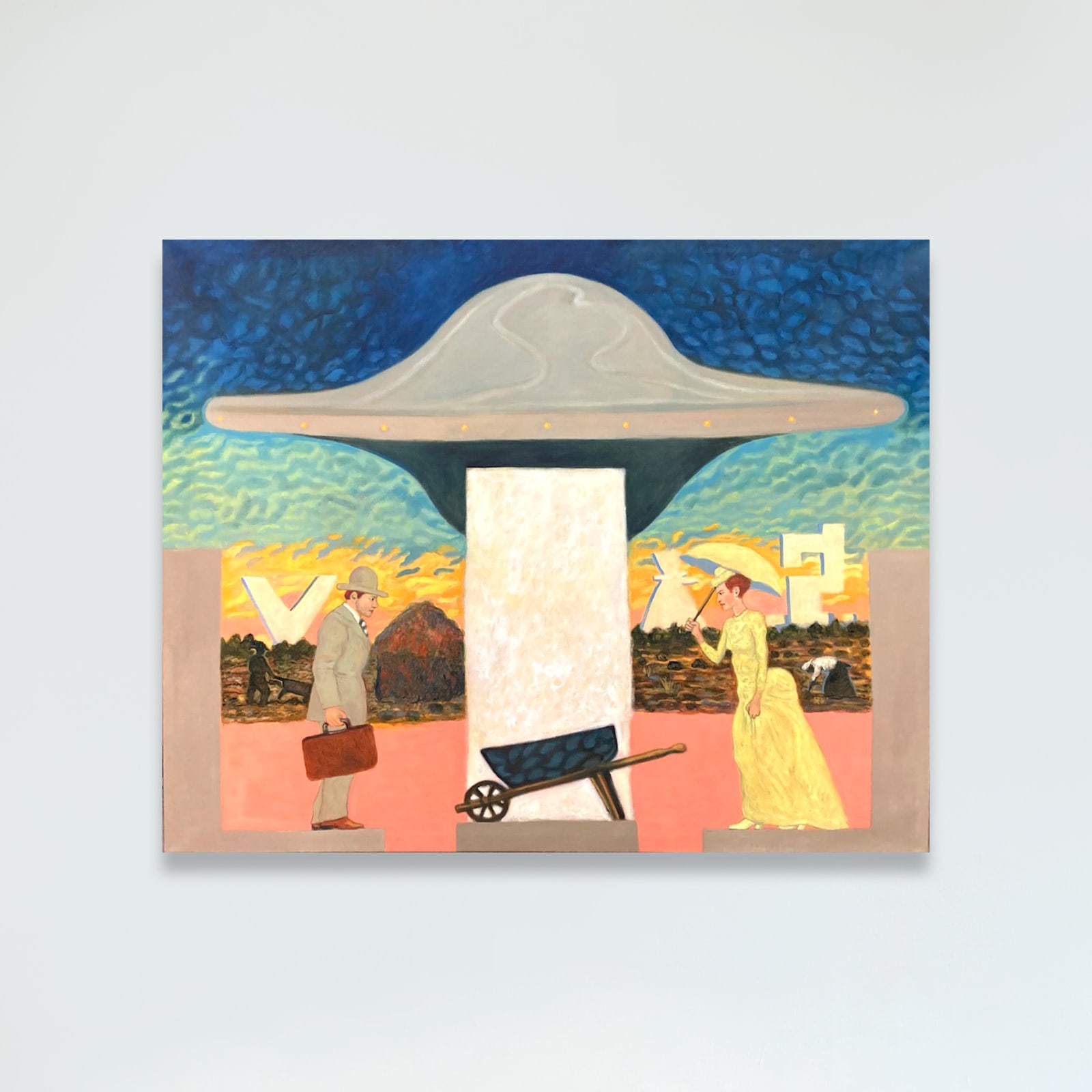 Santiago Perez, UFOs Option 2 The Vision of the Angelus, 2025