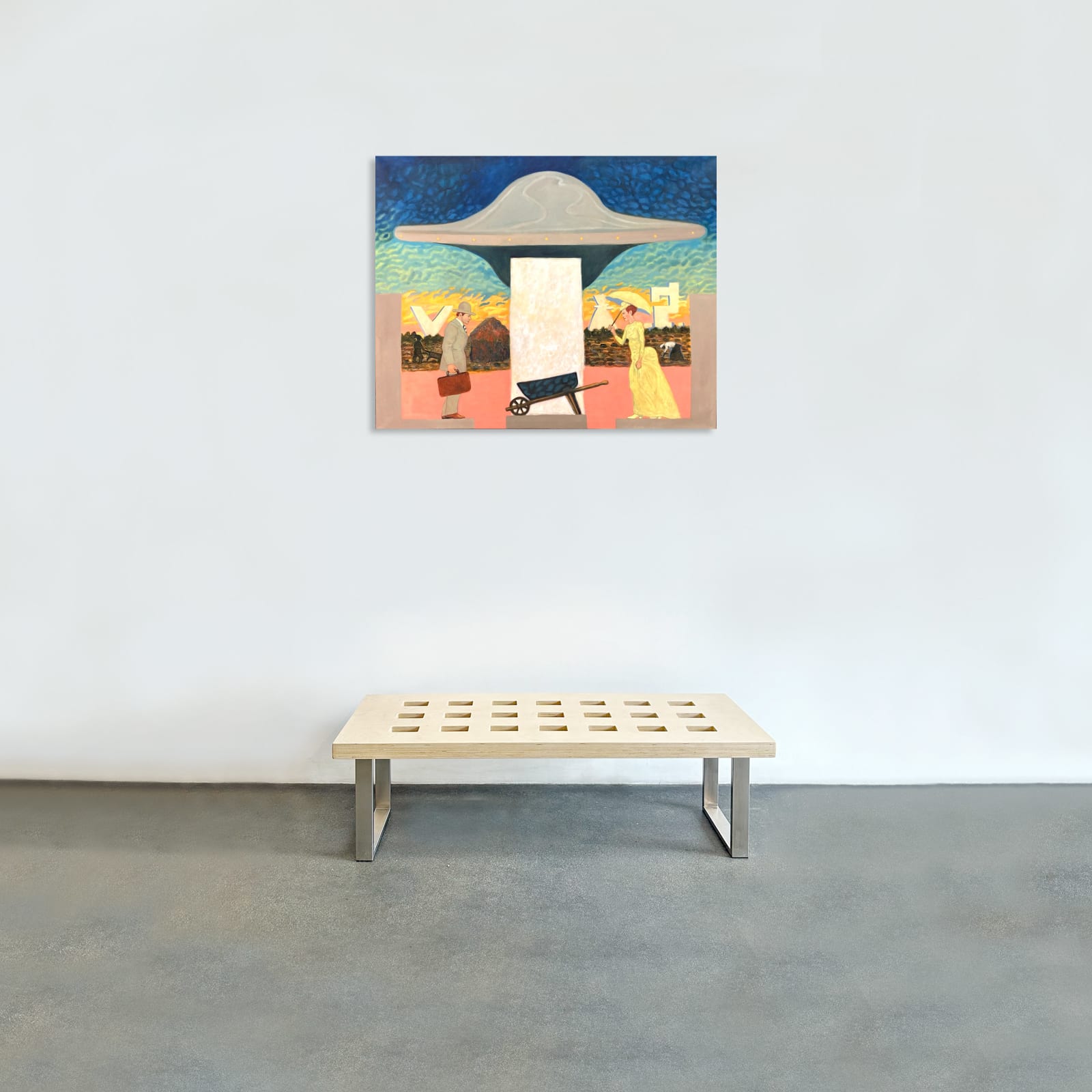 Santiago Perez, UFOs Option 2 The Vision of the Angelus, 2025