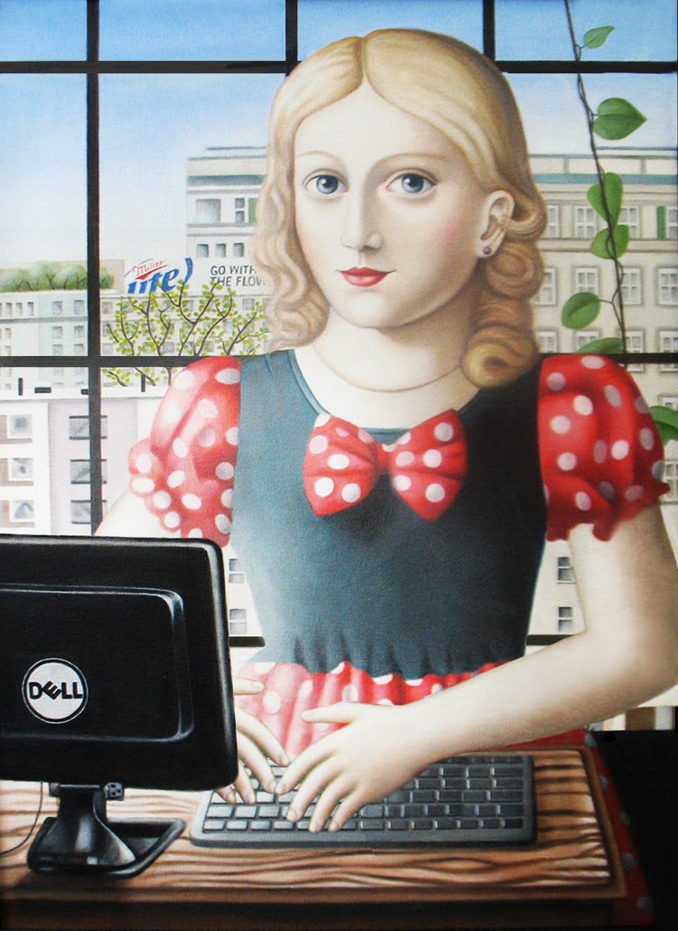 Amy Hill, Girl With Computer