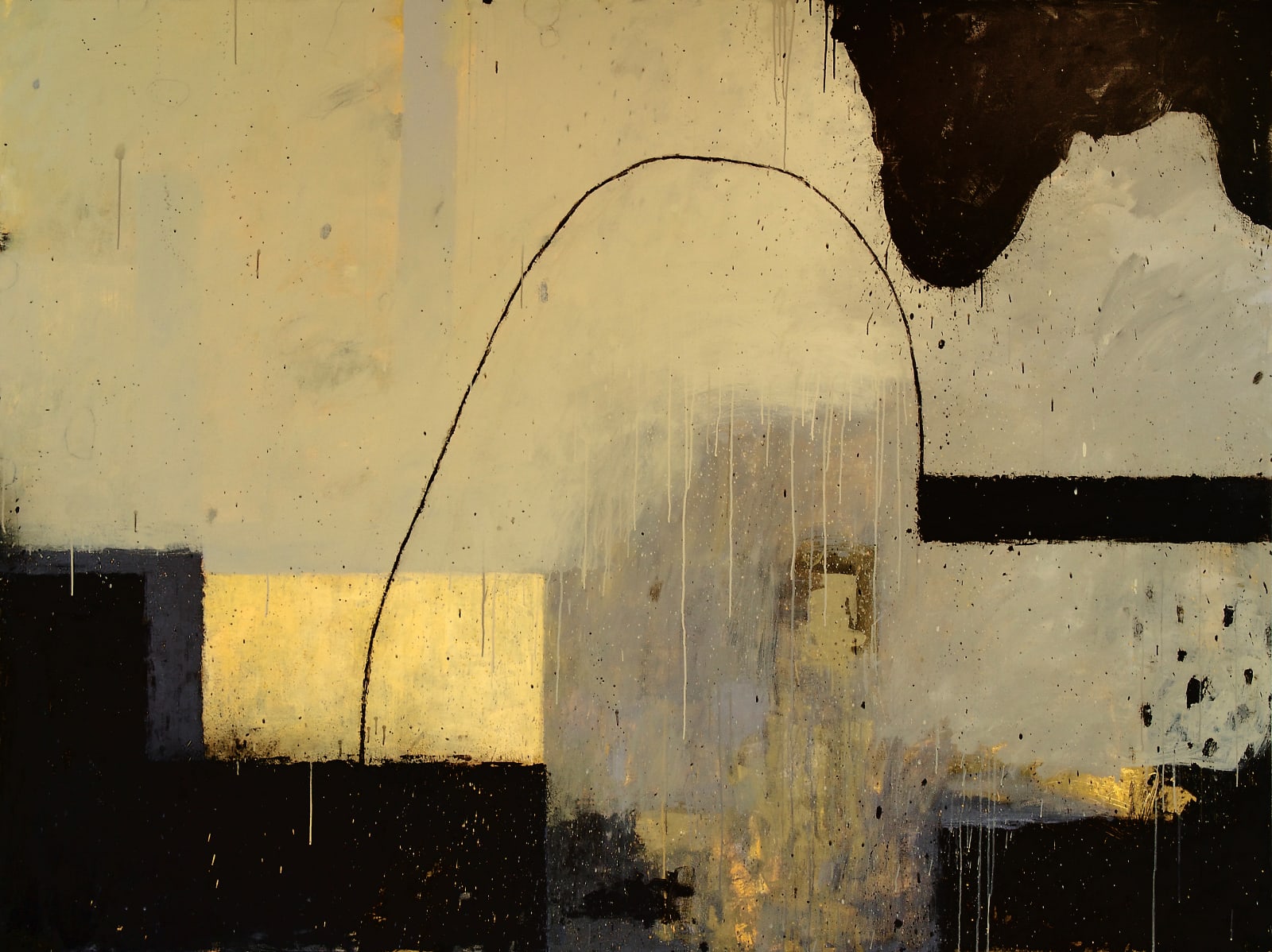 Kevin Tolman, Standing Stone at Night / the Four Directions