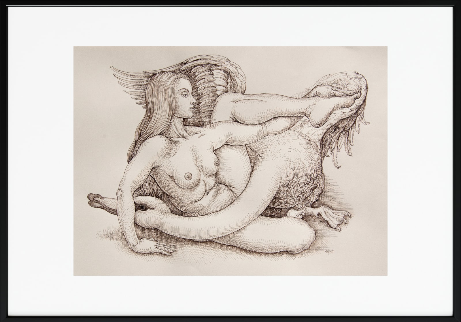 Michael Bergt, Leda and Swan (study)