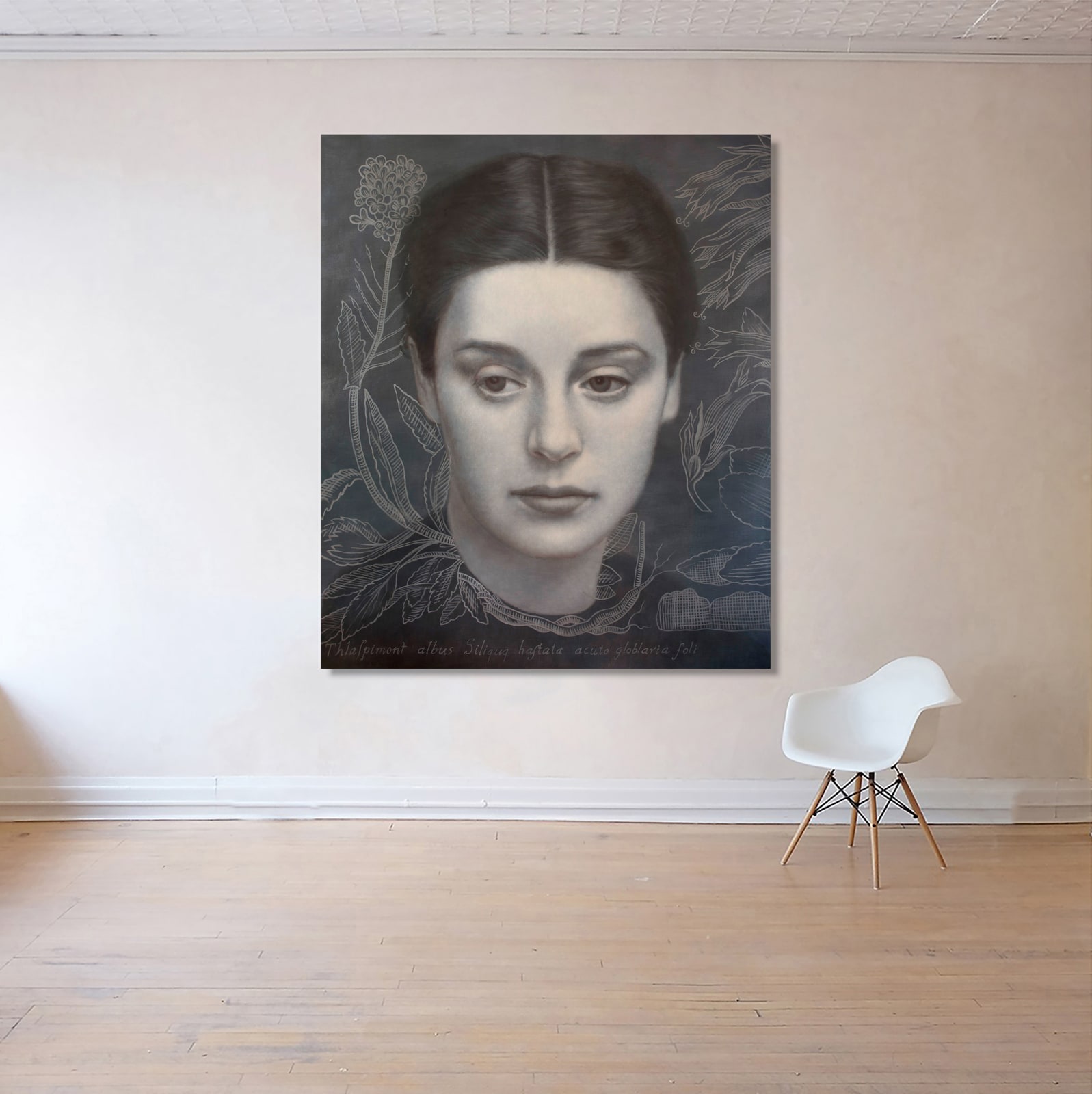 Alberto Gálvez, Mujer con Thalaspi después de la ferrotipia de Otto Steinert.