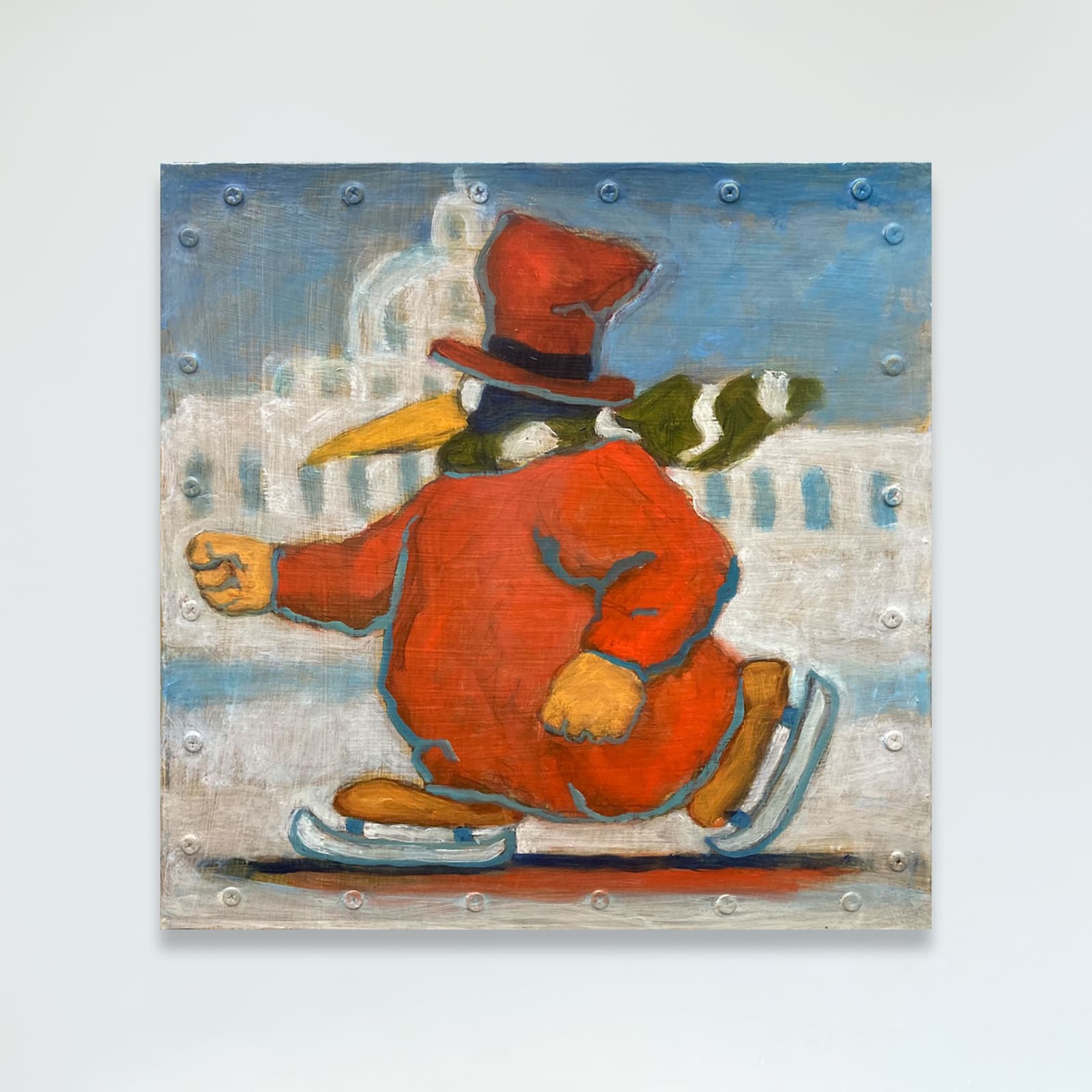 Santiago Perez, Skating Past The Capitol, 2025