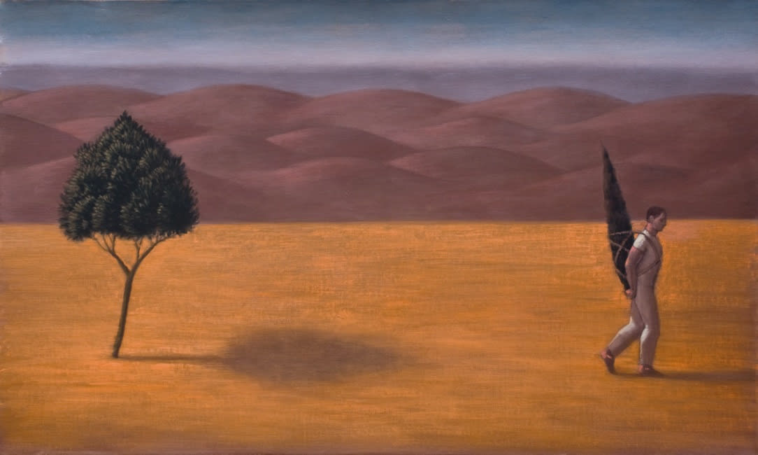 Alberto Gálvez, paseando del arbol