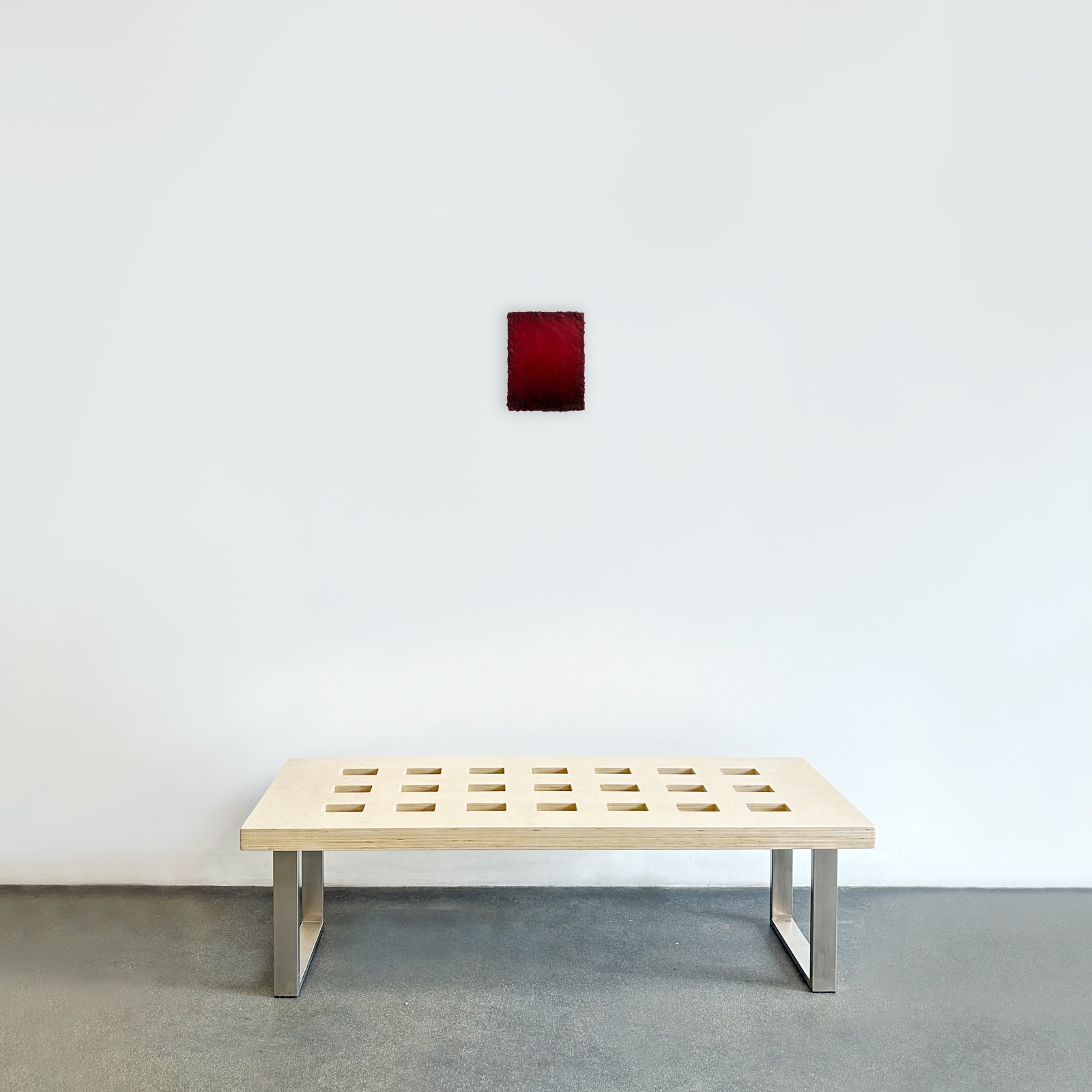 Lawrence Fodor, Kôan Box Trace: Alizarin / Perylene Red, Circa 2024