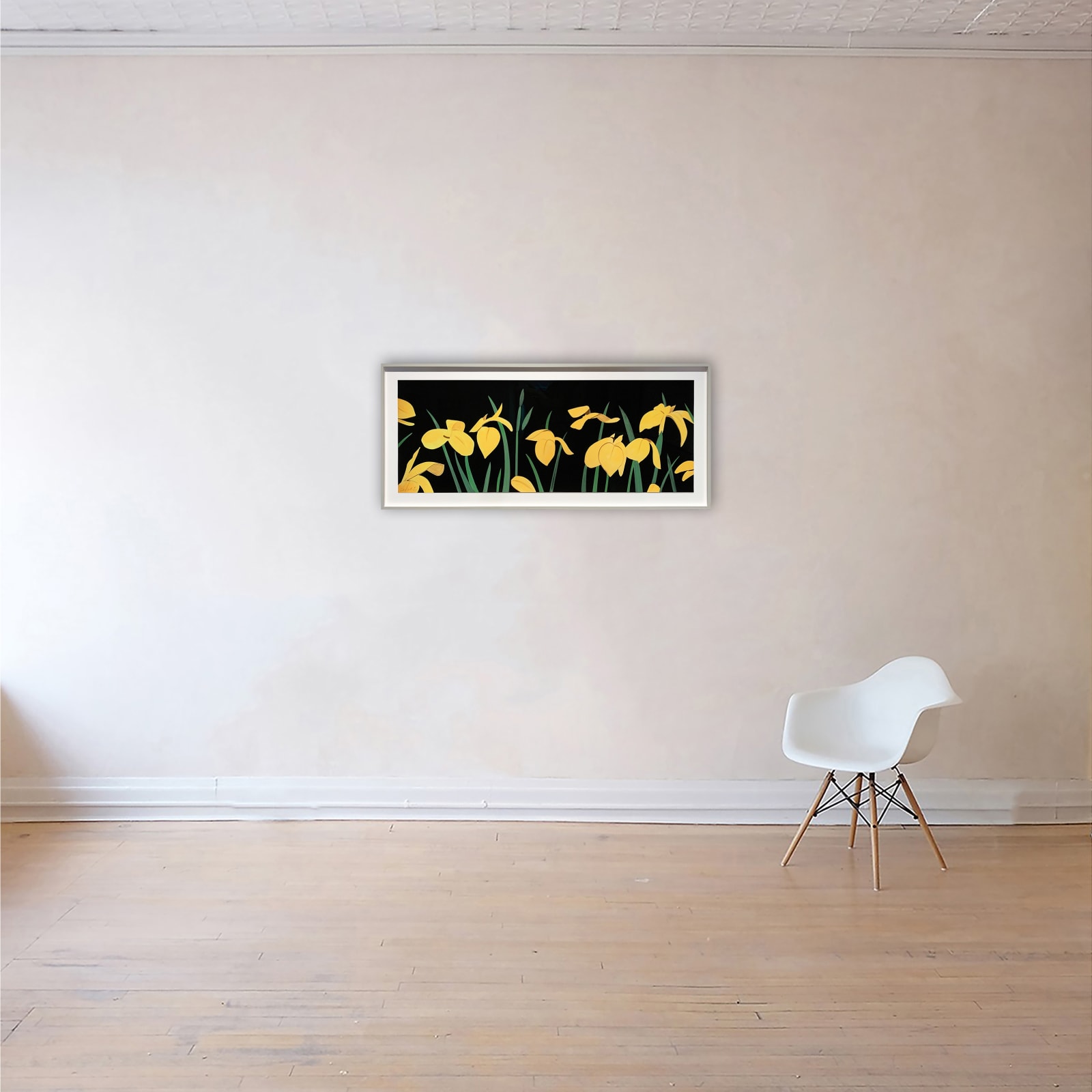 Alex Katz, Blue Flags 2, 2018