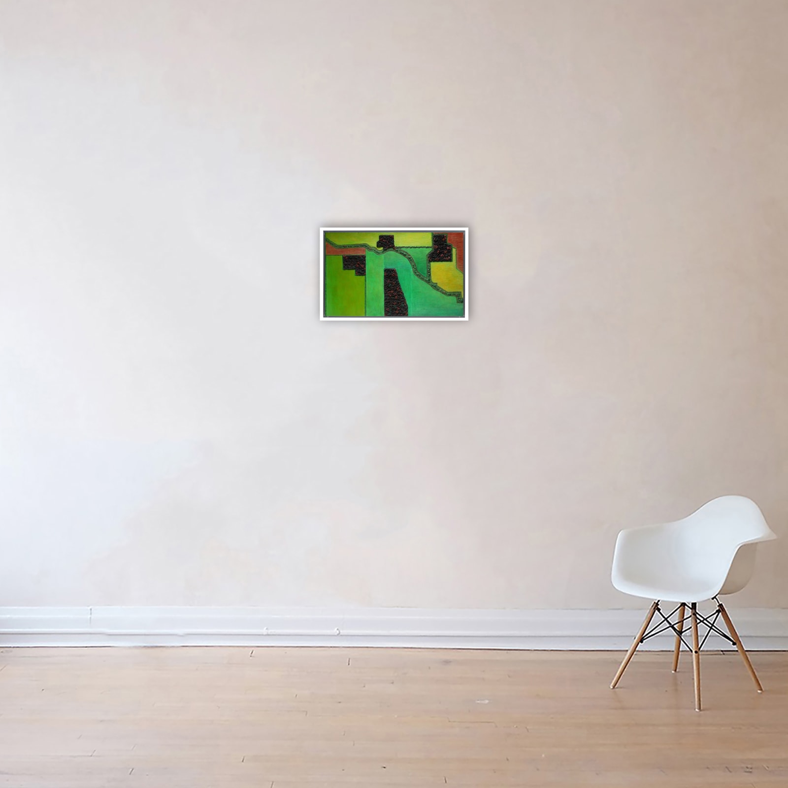 Diana Moore, Field Geometry 4 Tree Islands in the Fall