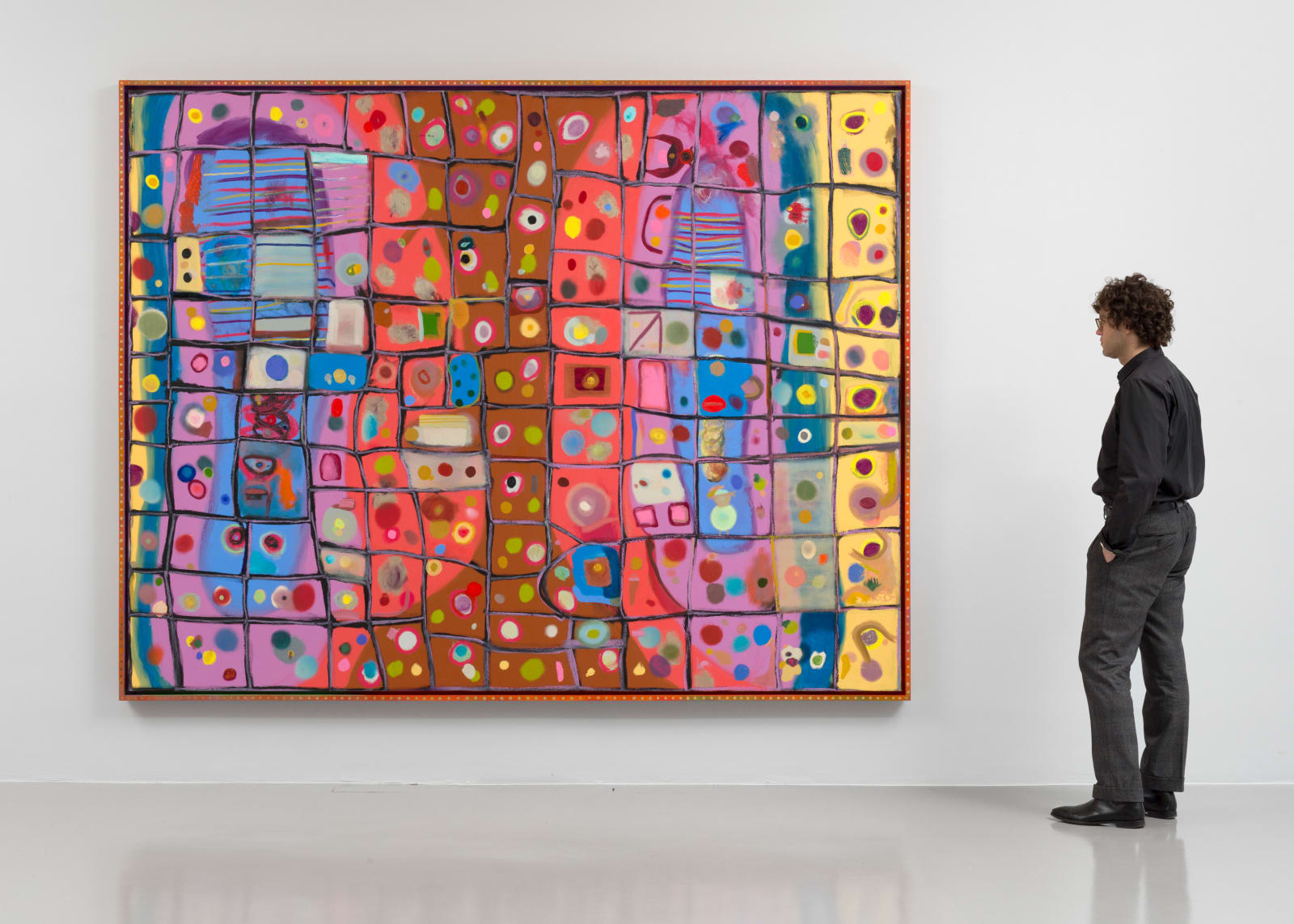 Uman, grid painting #7, 2025