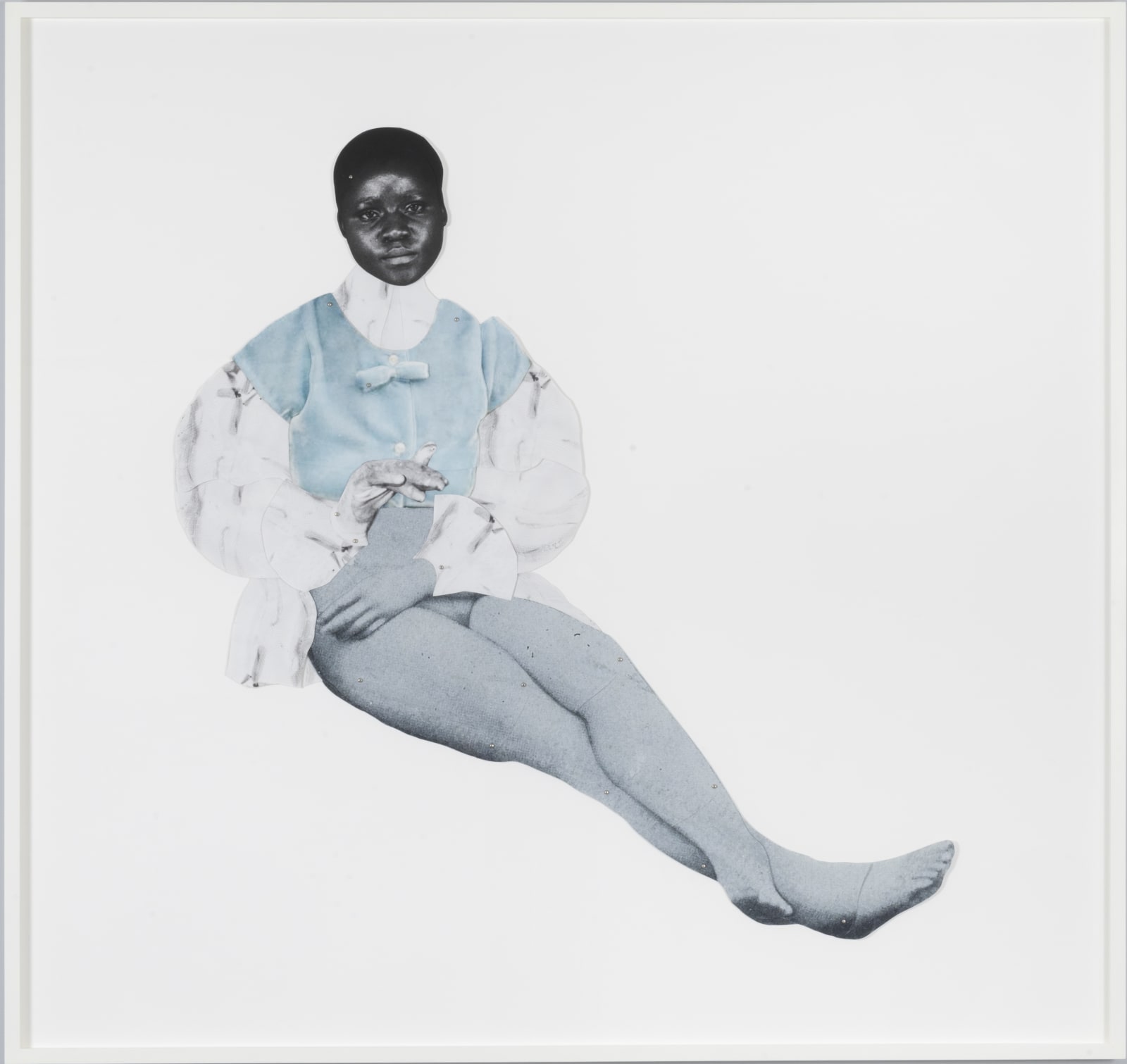 Frida Orupabo, Untitled (seated woman), 2021