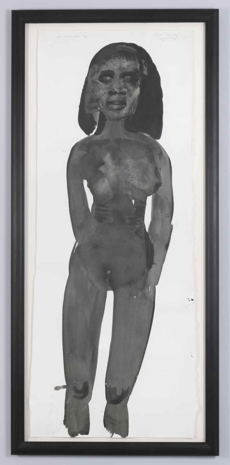 Marlene Dumas, Black Beauty (Long Tall Sally), 1996