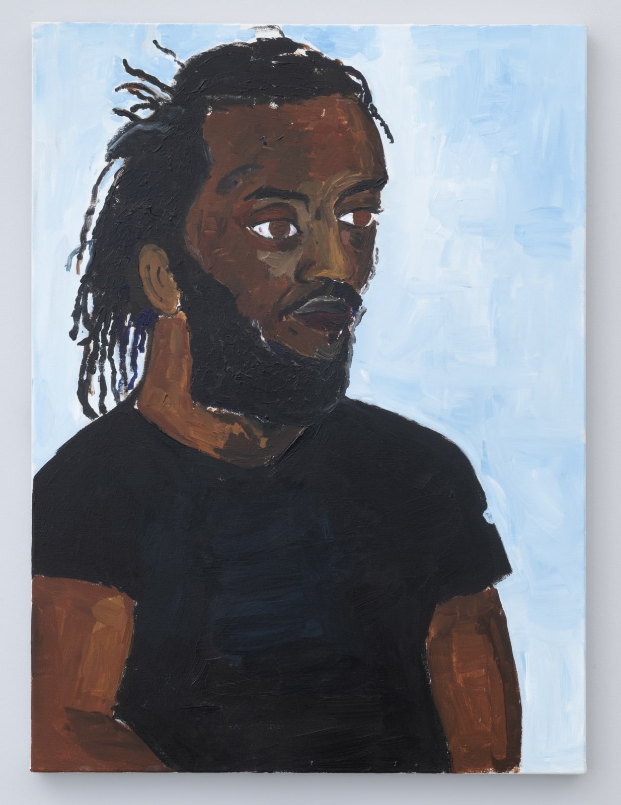 Henry Taylor, Portrait of Rashid Johnson, 2019