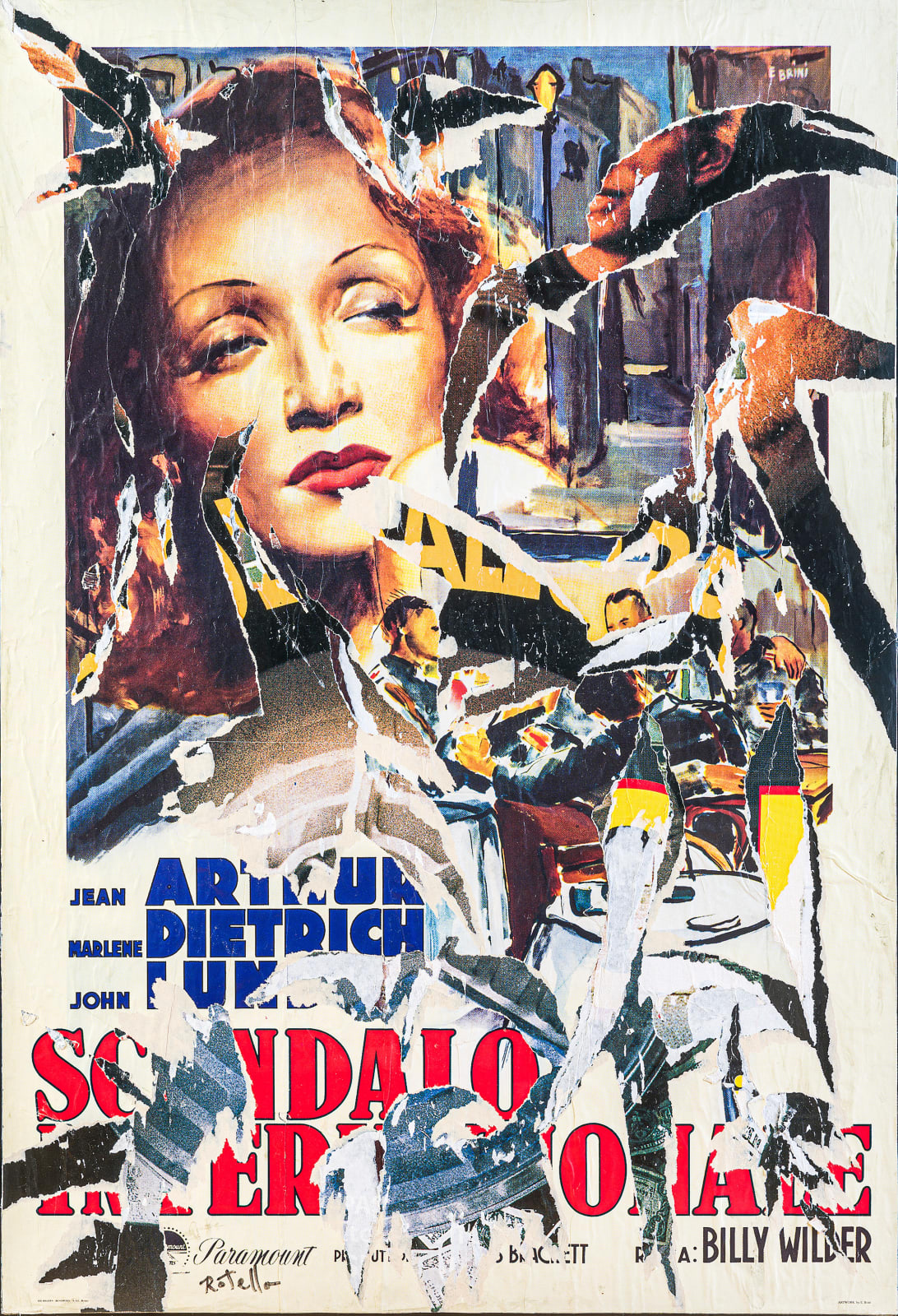 Mimmo Rotella, Scandalo Internazionale, 1998
