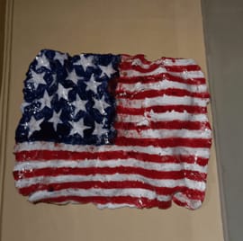 Mario Arlati, Incomplete Flag USA, 2022