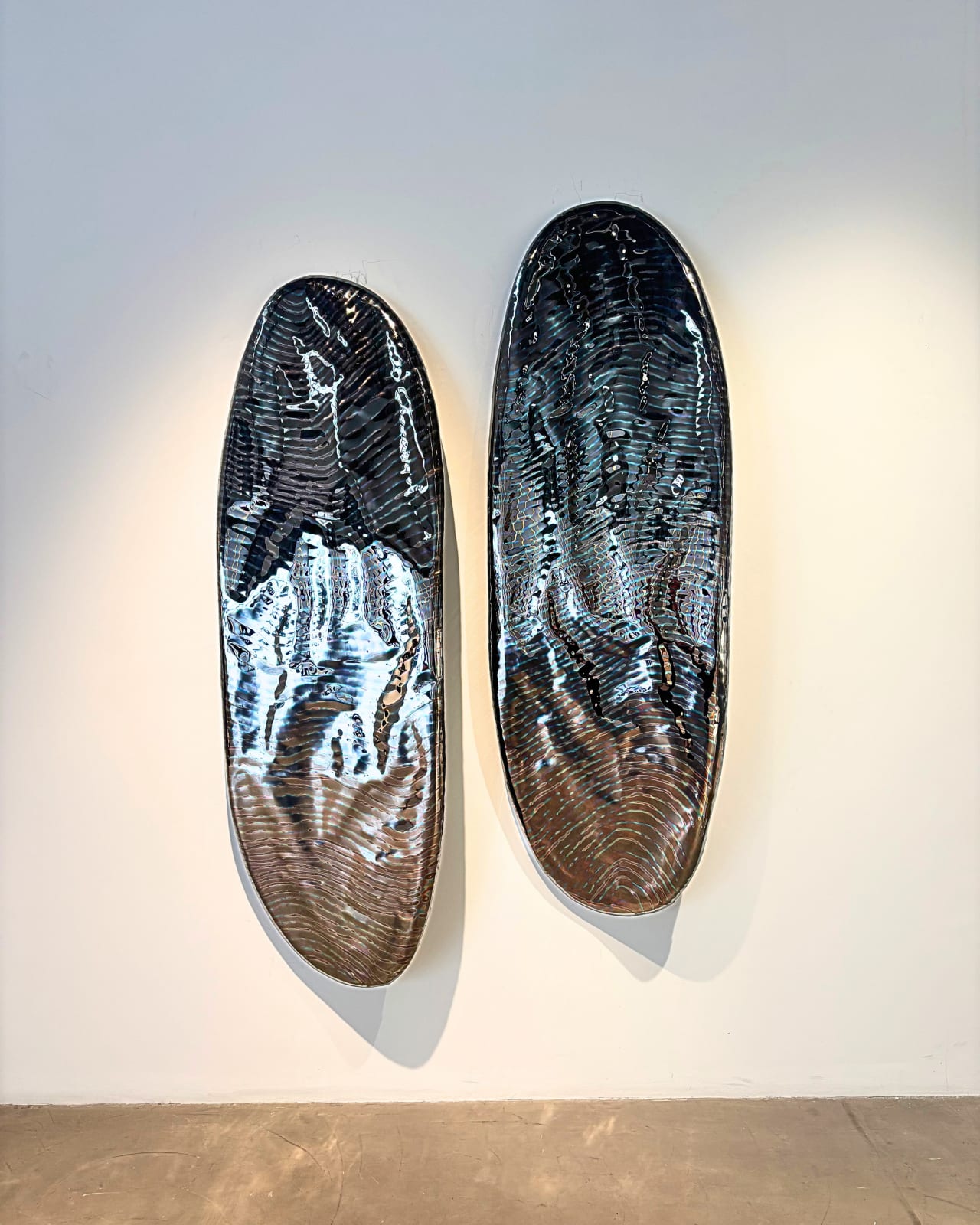 Hussain Jamil, Eclipse Harmony - diptych, 2025