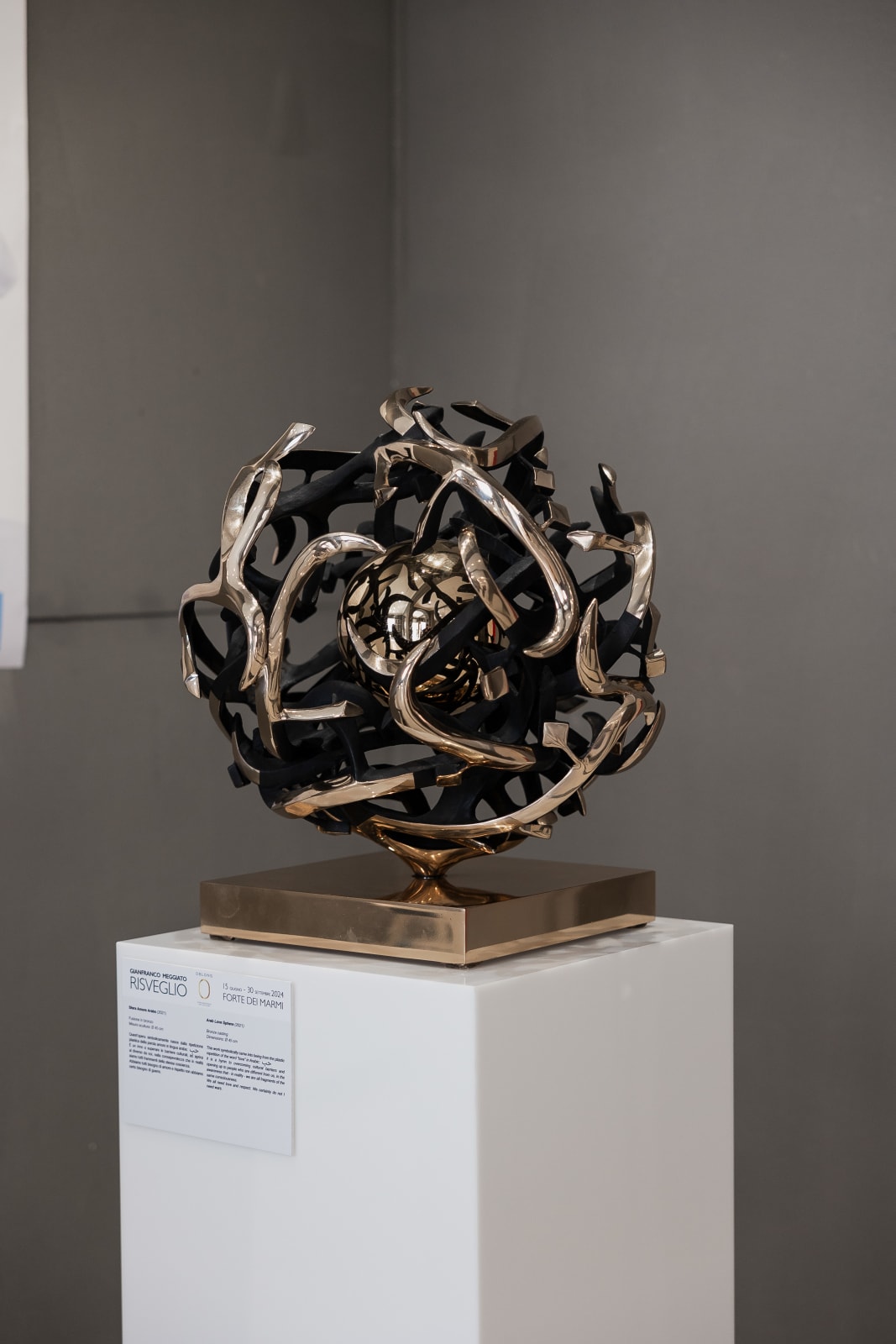 Gianfranco Meggiato, Sfera Amore Arabo, 2022