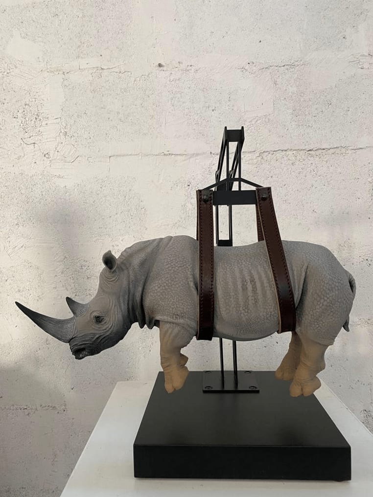 Stefano Bombardieri, Il Peso del Tempo Sospeso / Rino Piccolo, 2020