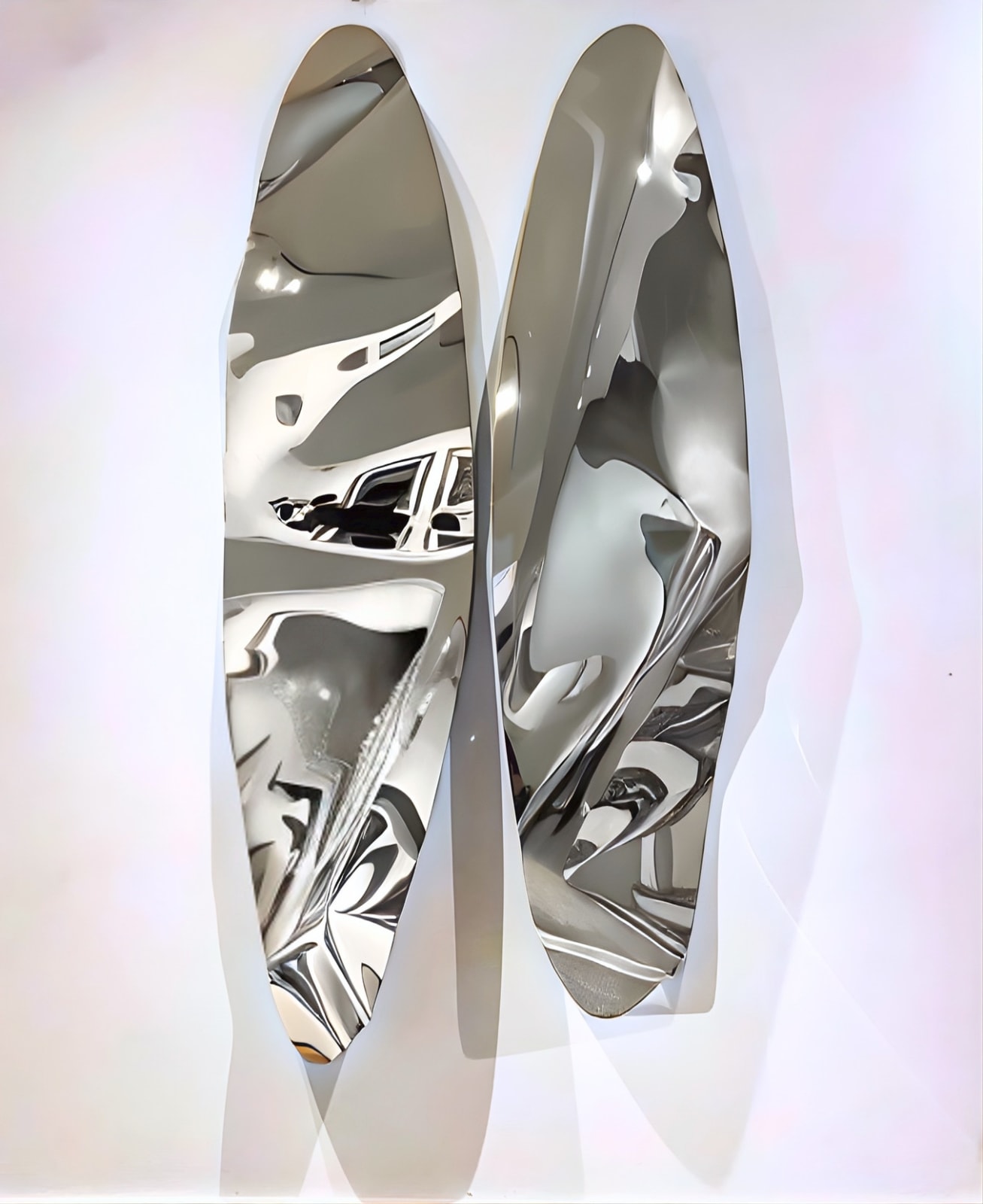 Hussain Jamil, Confronting self - dyptich , 2025